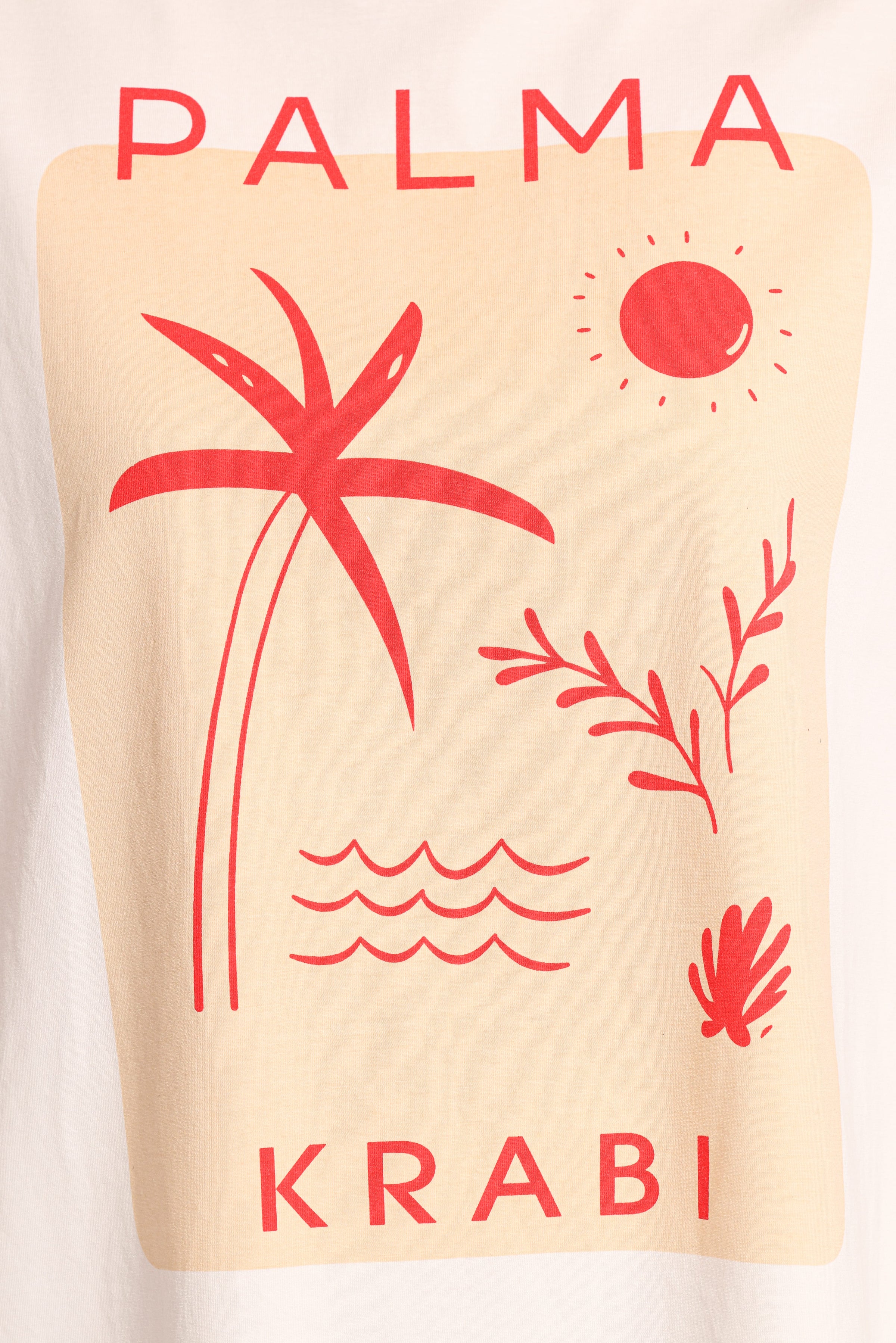 TOPS Krabi Beach Graphic Tee - White