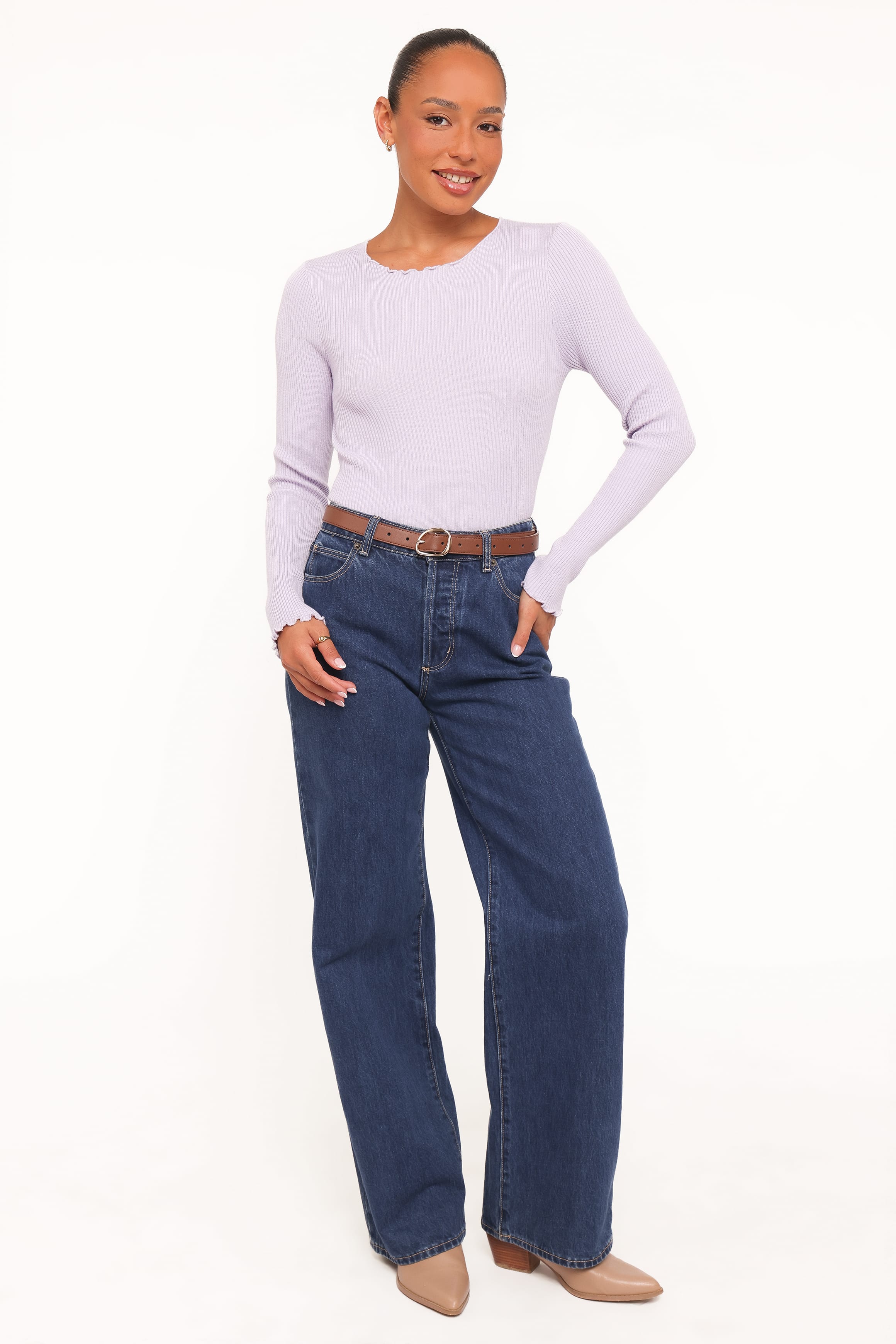 TOPS Kya Knit Top - Lavender