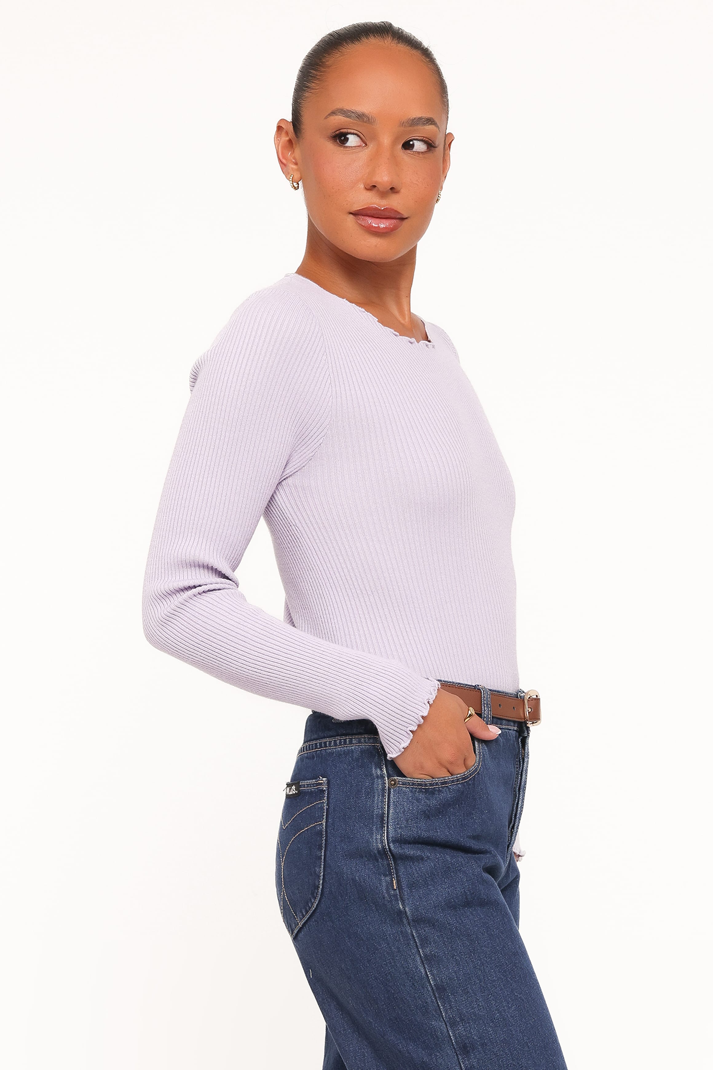 TOPS Kya Knit Top - Lavender