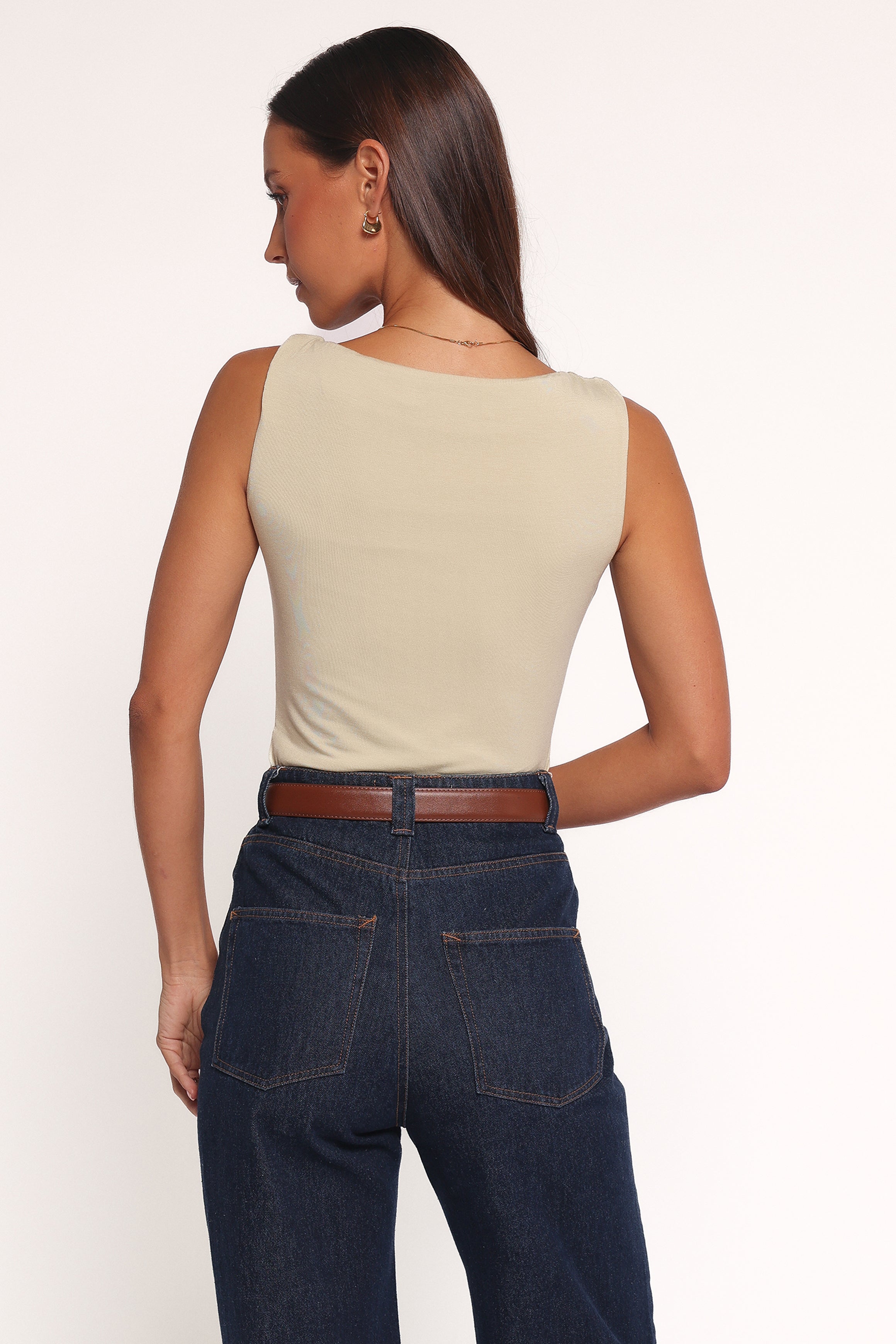 TOPS Lainey Twist Knit Top - Sage