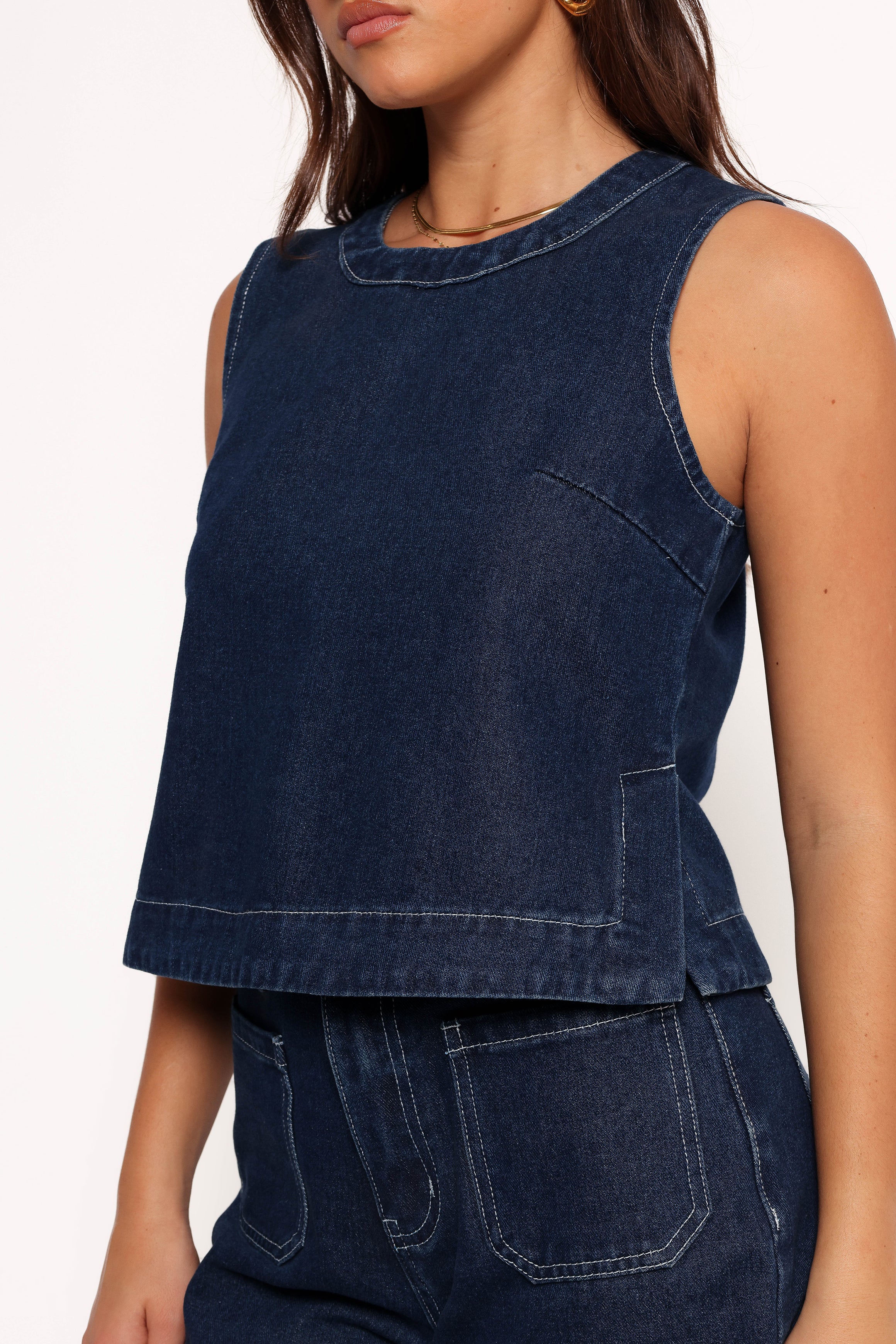 TOPS Levi Top - Dark Denim