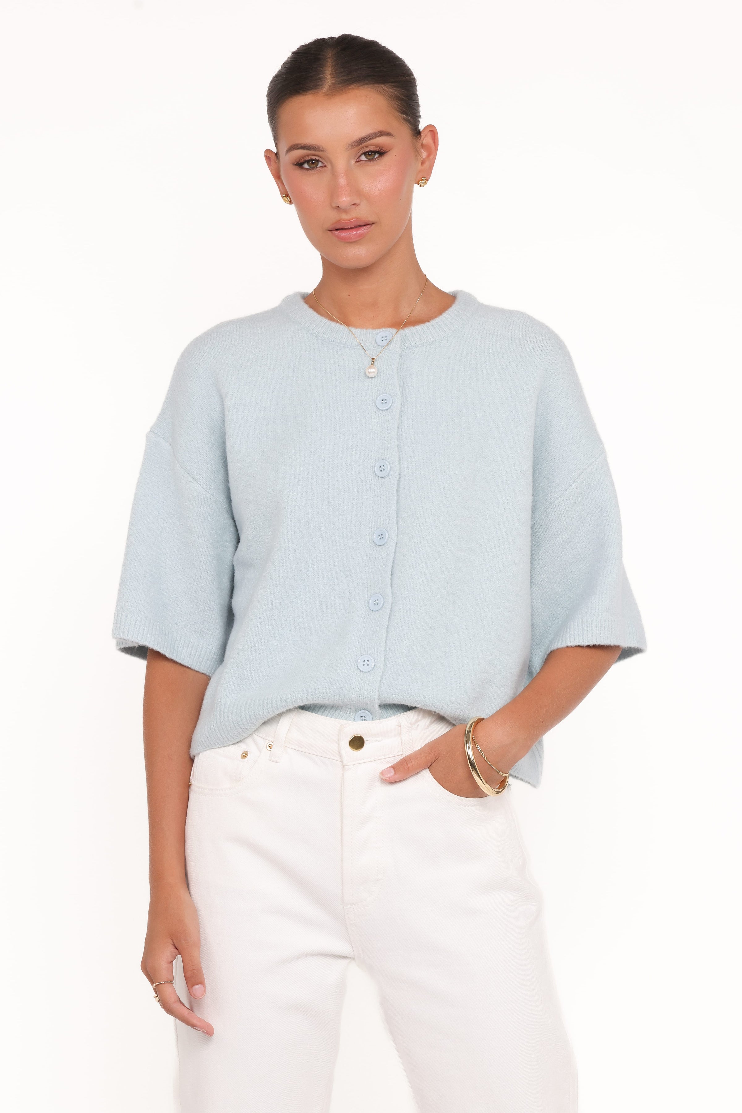 TOPS Lilith Knit Top - Blue
