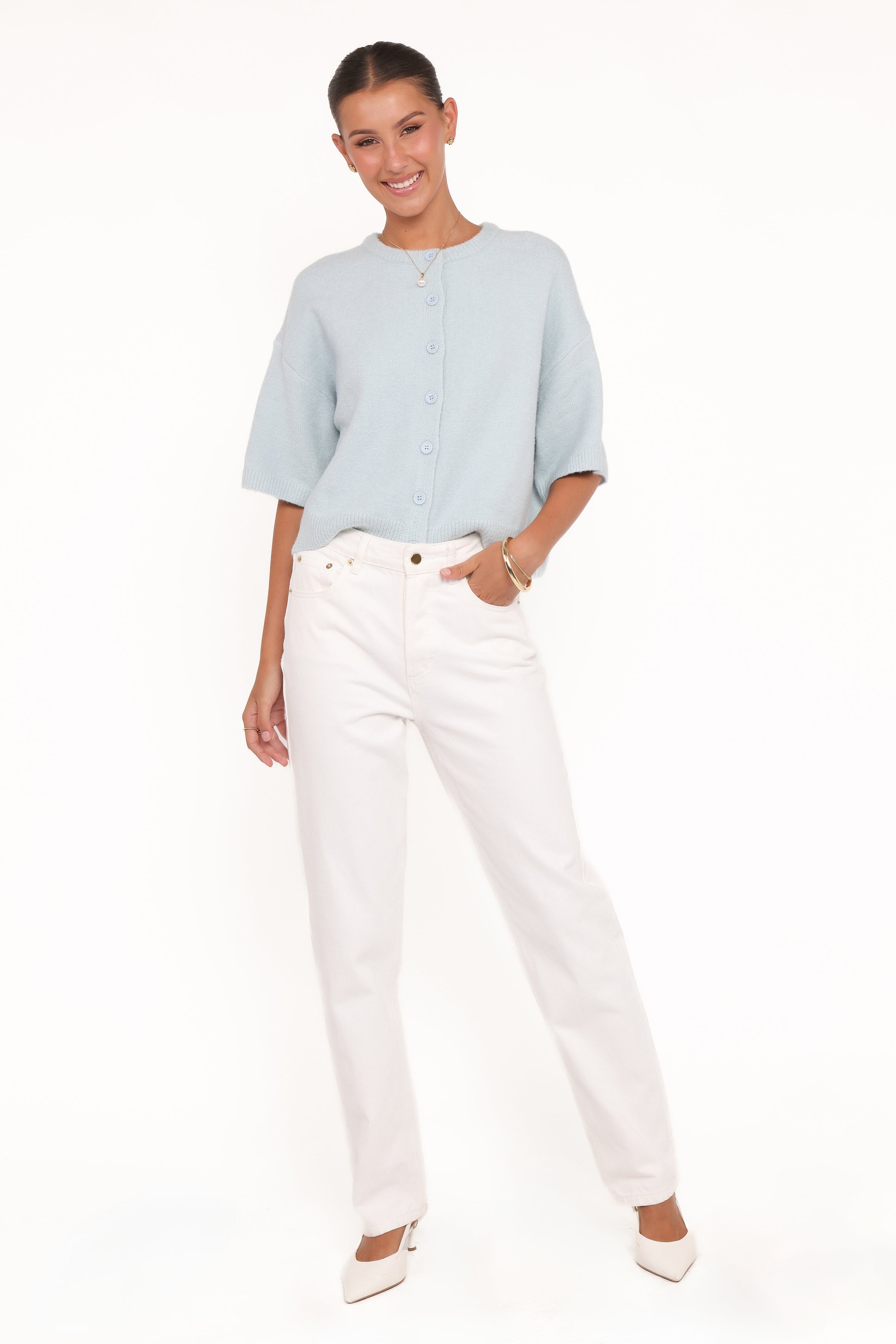 TOPS Lilith Knit Top - Blue