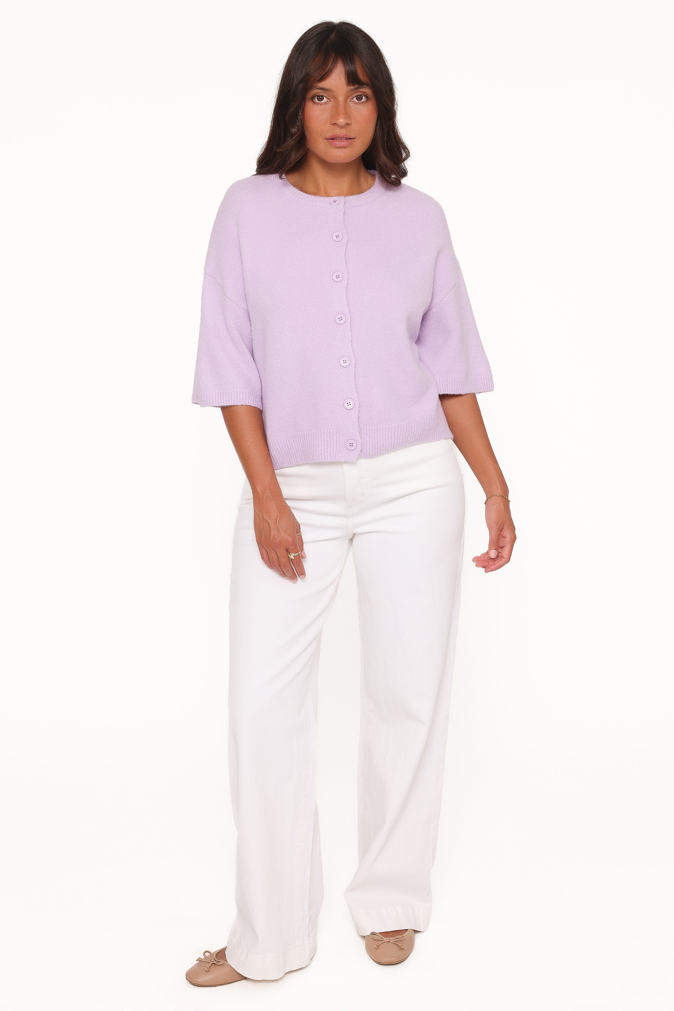 TOPS Lilith Knit Top - Lilac