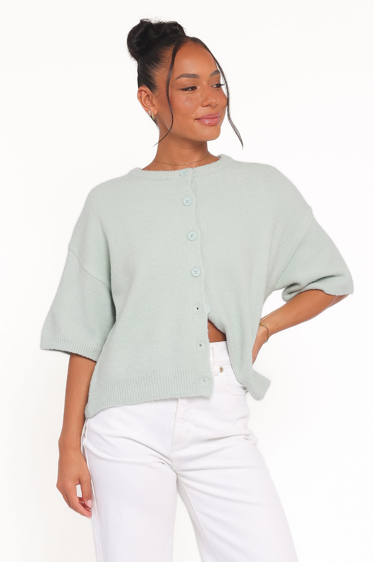 Lilith Knit Top - Sage | Petal & Pup