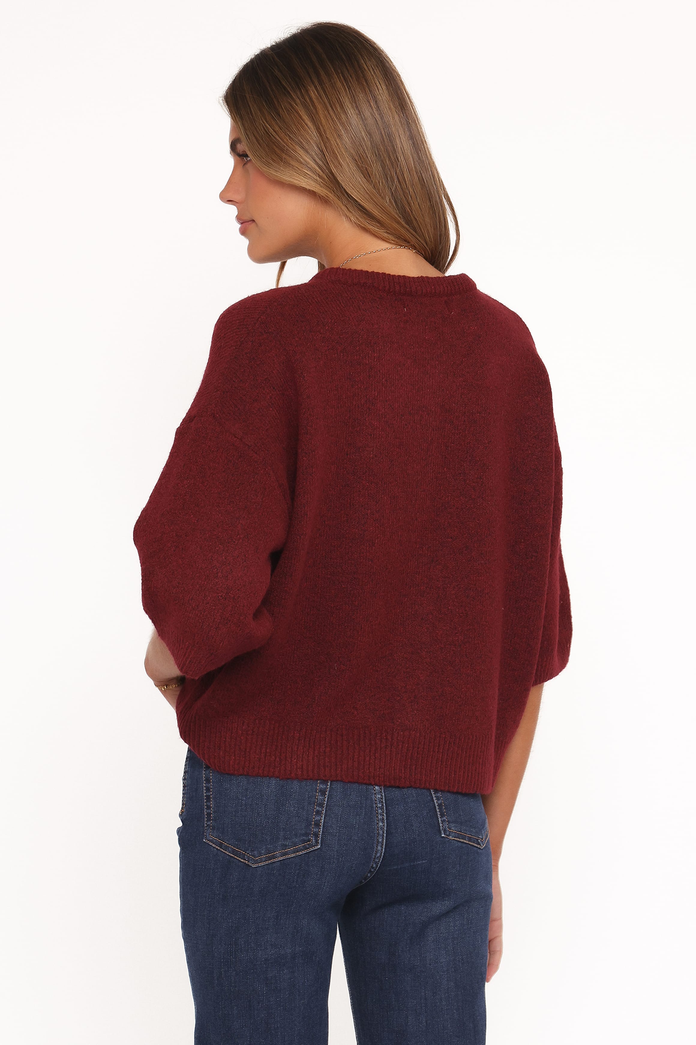TOPS Lilith Knit Top - Wine
