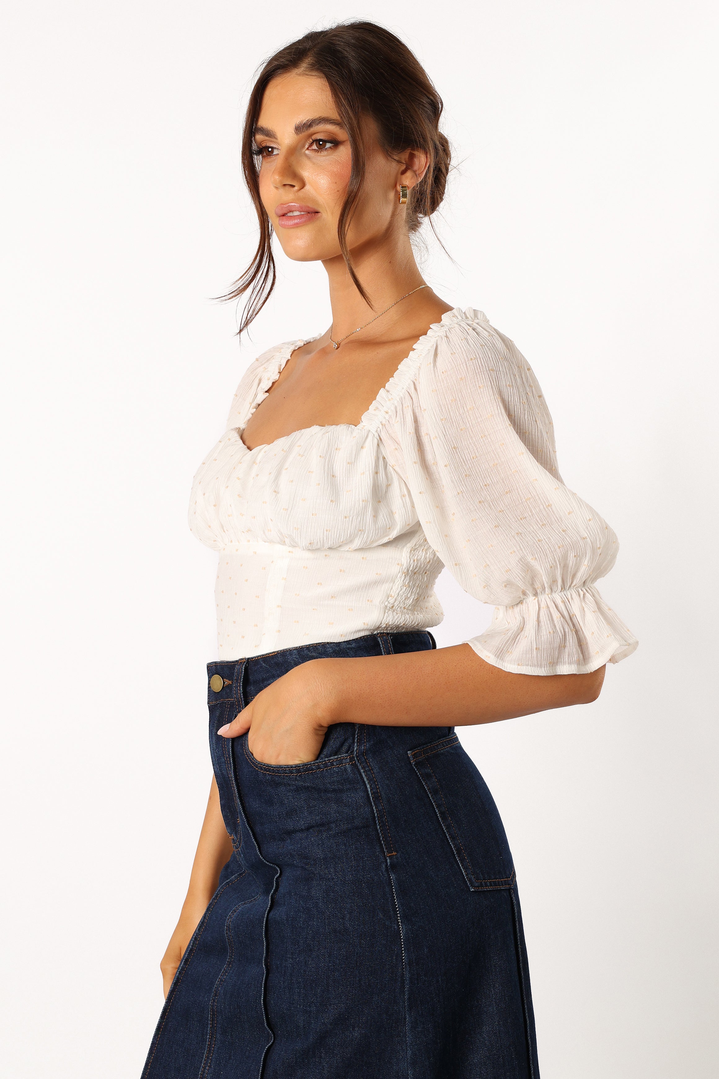 TOPS @Lily Top - Ivory