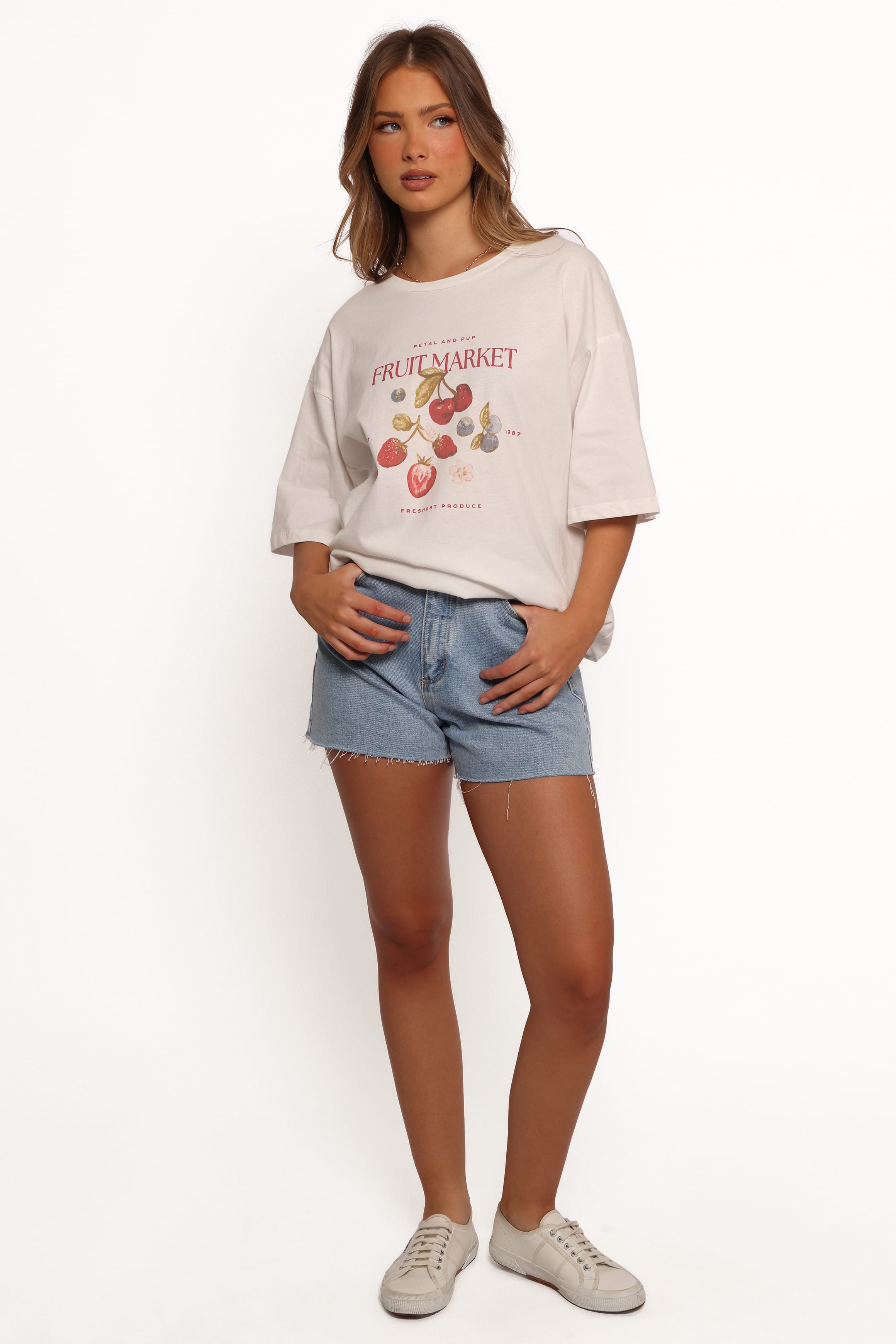 TOPS Loa Graphic Tee - White