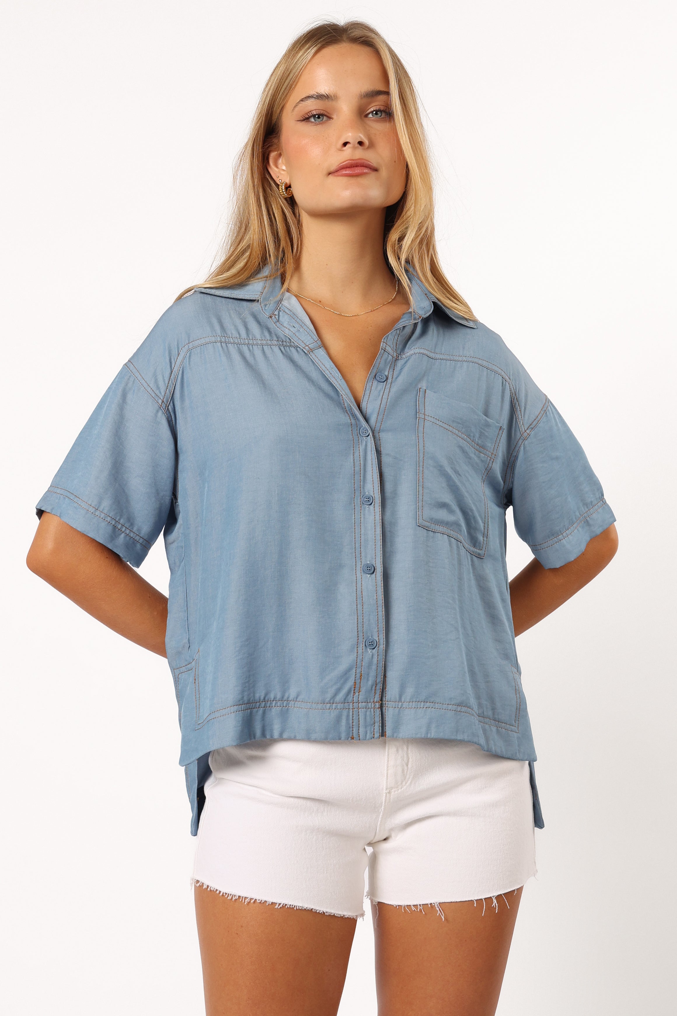 TOPS @Lyna Top - Blue