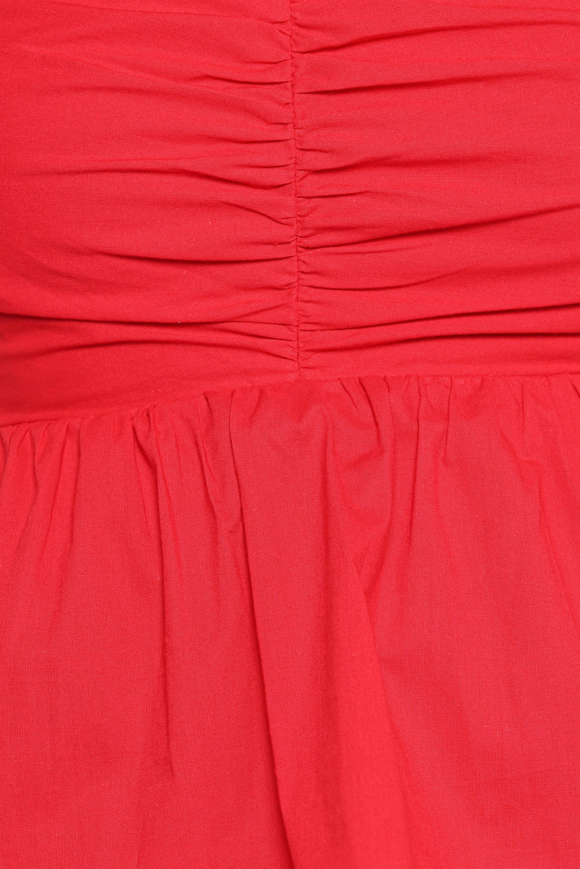 TOPS Lyric Ruffle Top - Red
