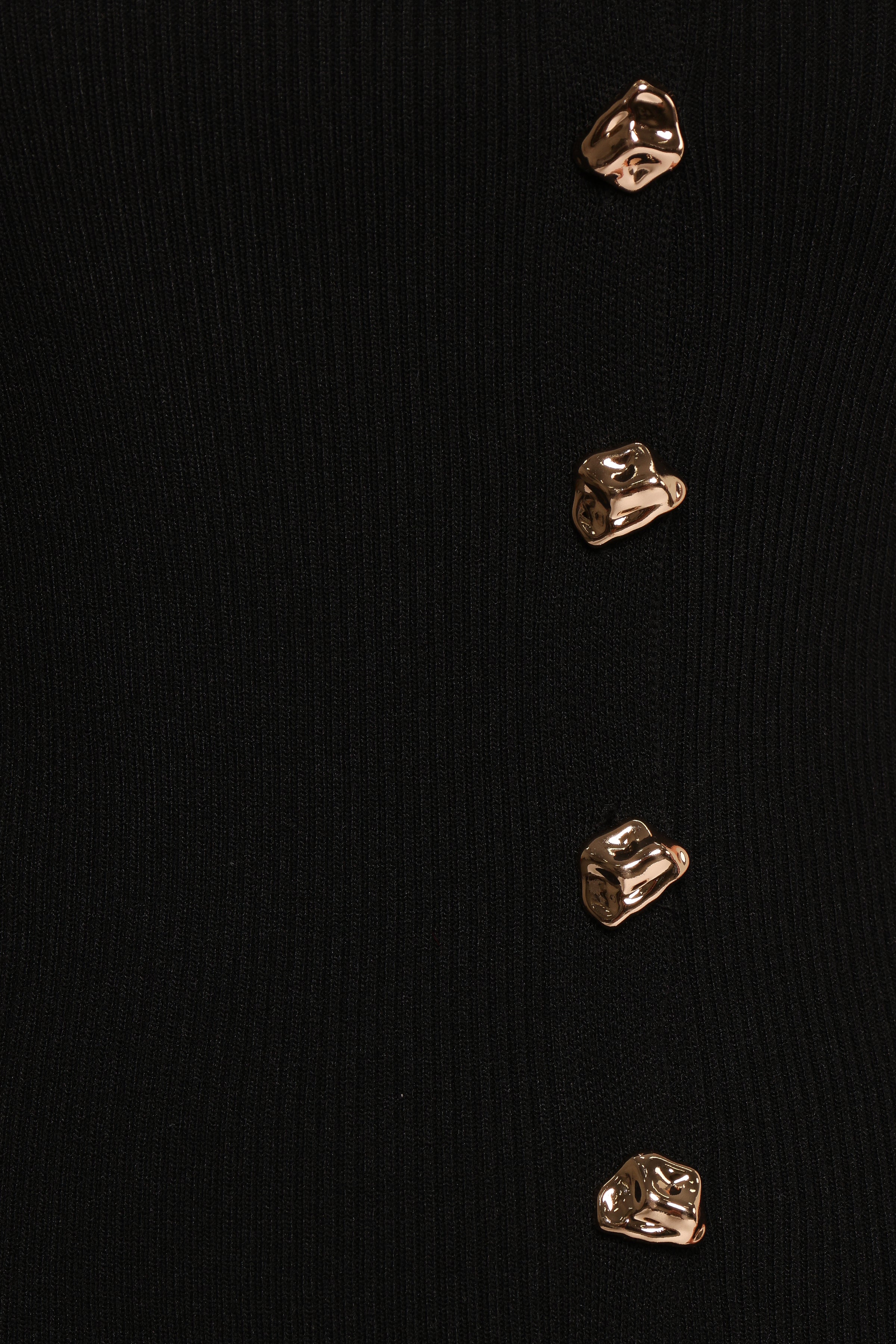 TOPS Lysa Knit Vest Top - Black