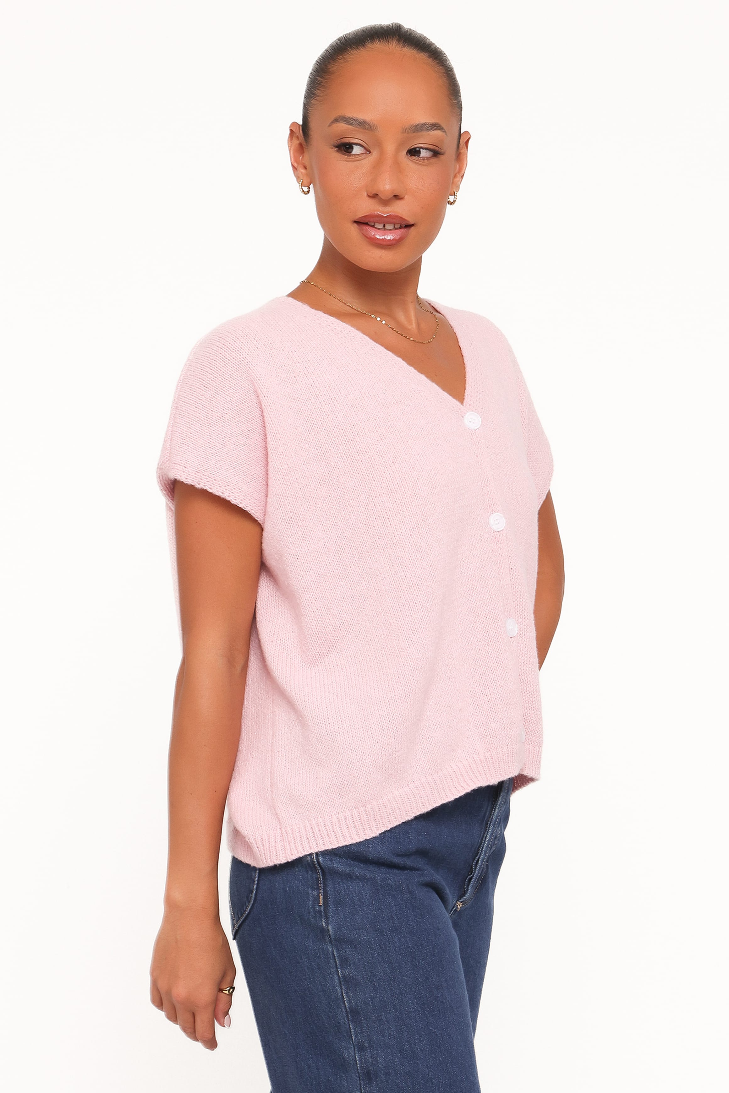 TOPS Mariana Knit Vest - Pink