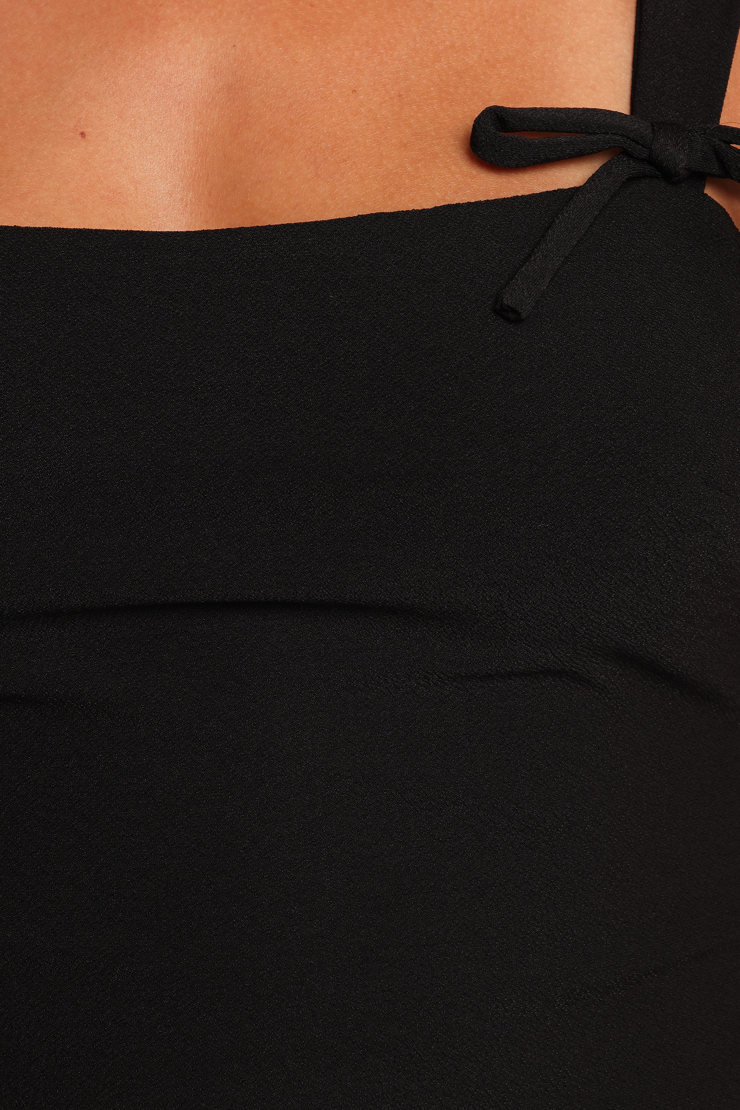 TOPS Marley Bow Knit Top - Black
