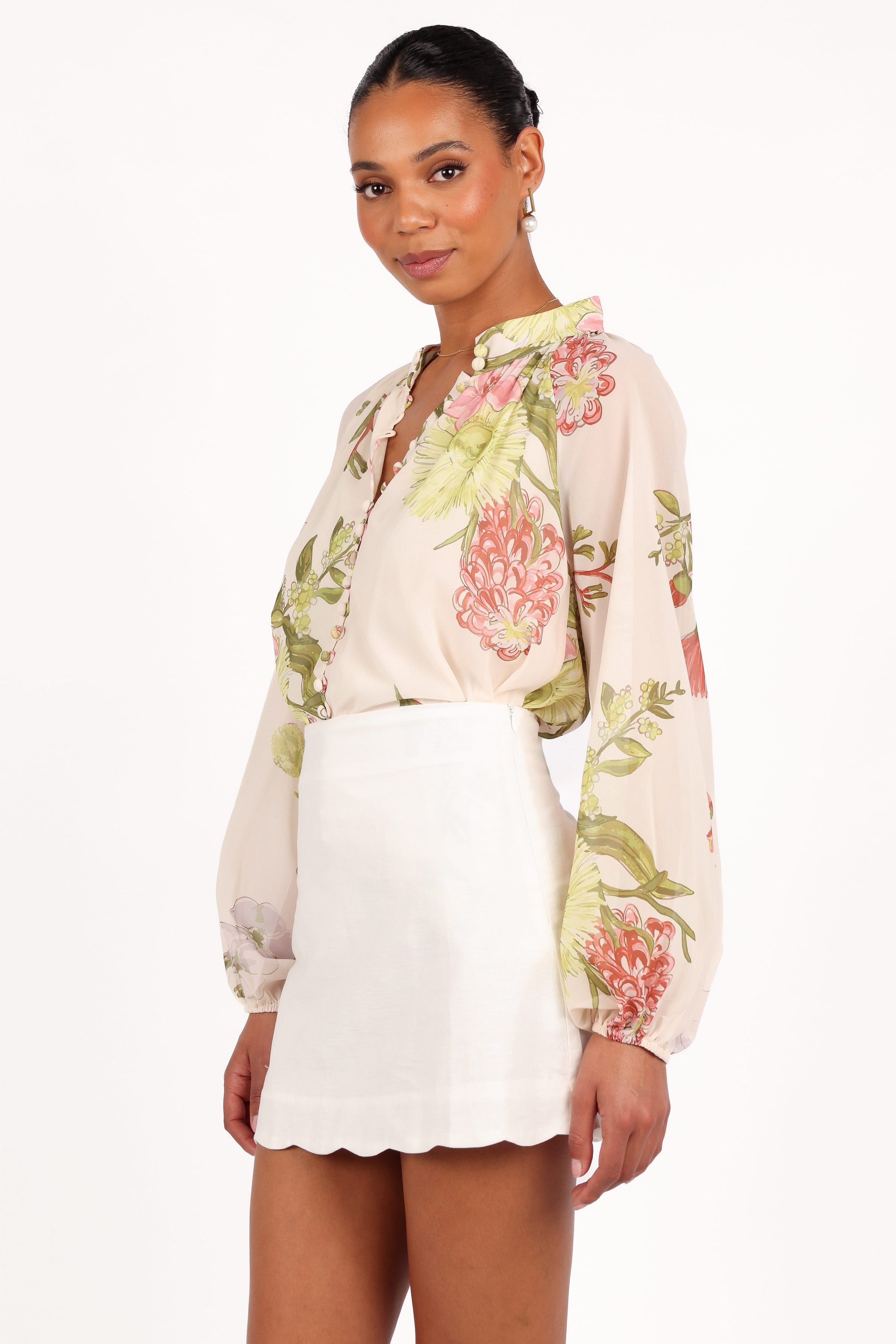 TOPS Marni Top - Native Flora