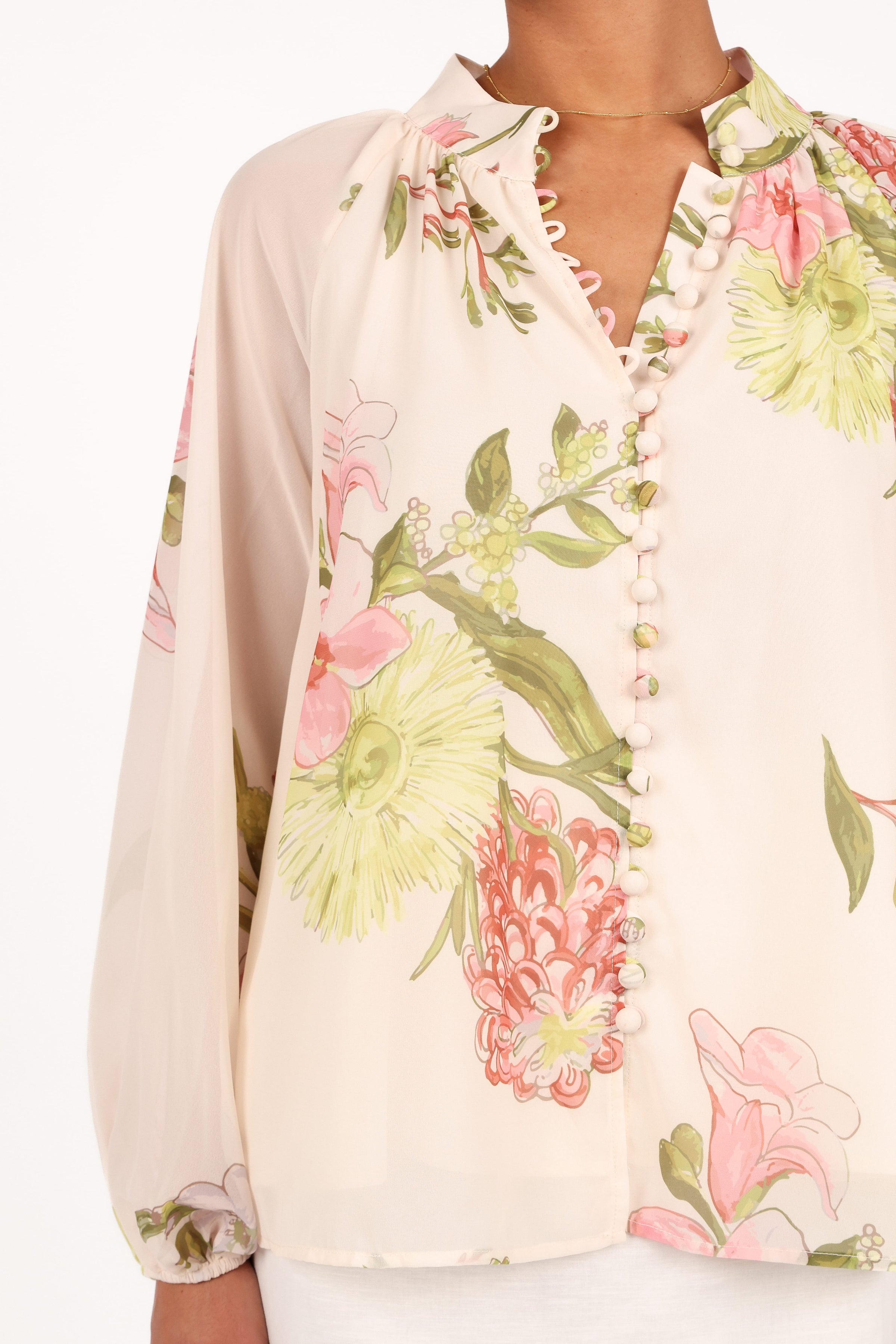 TOPS Marni Top - Native Flora