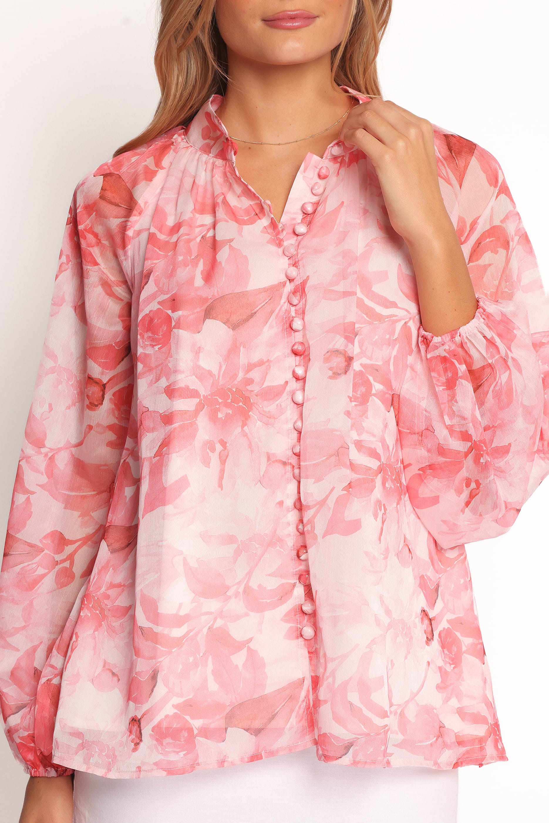 TOPS Marni Top - Pink Floral