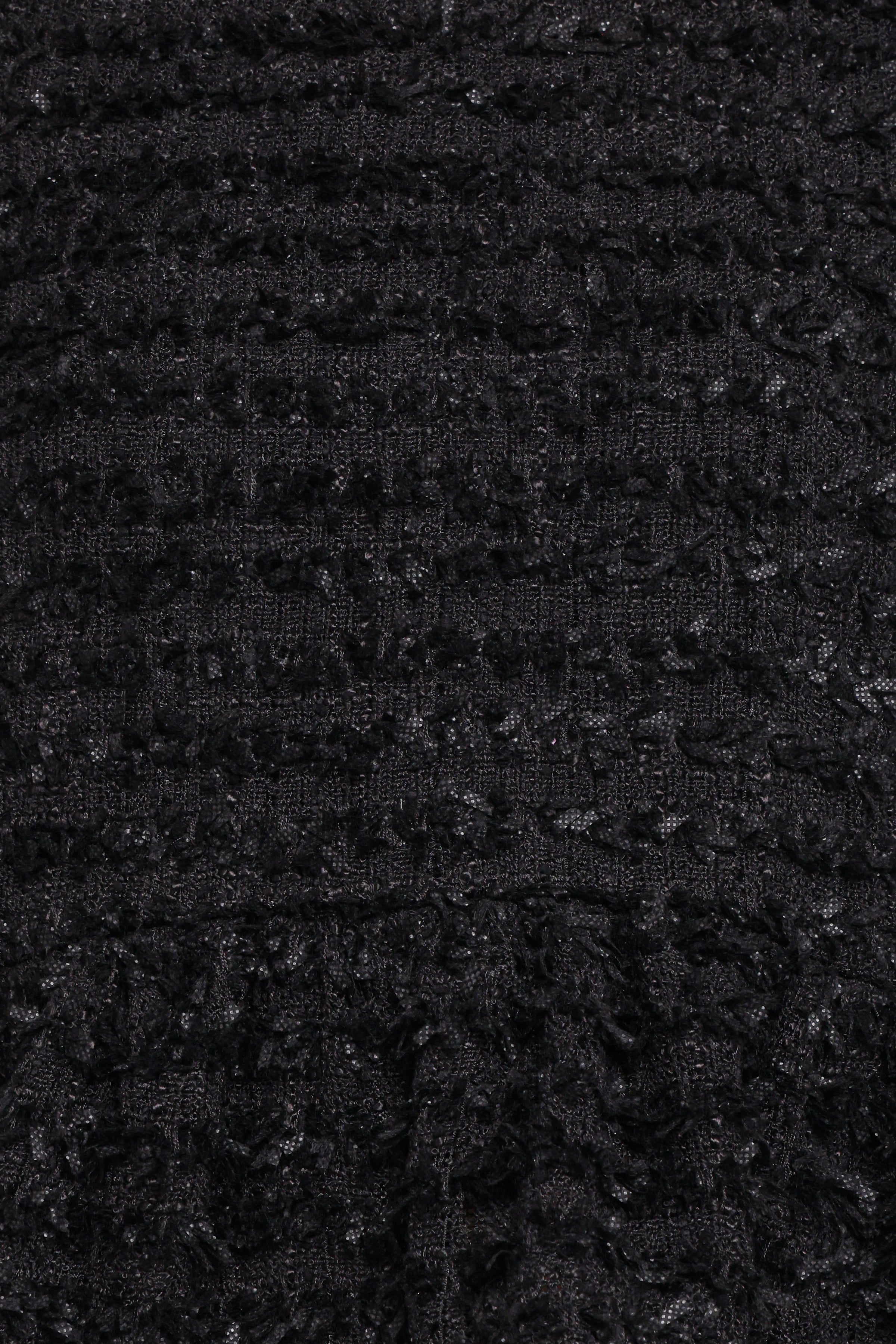 TOPS Meira Peplum Drop Hem Tank Top - Black