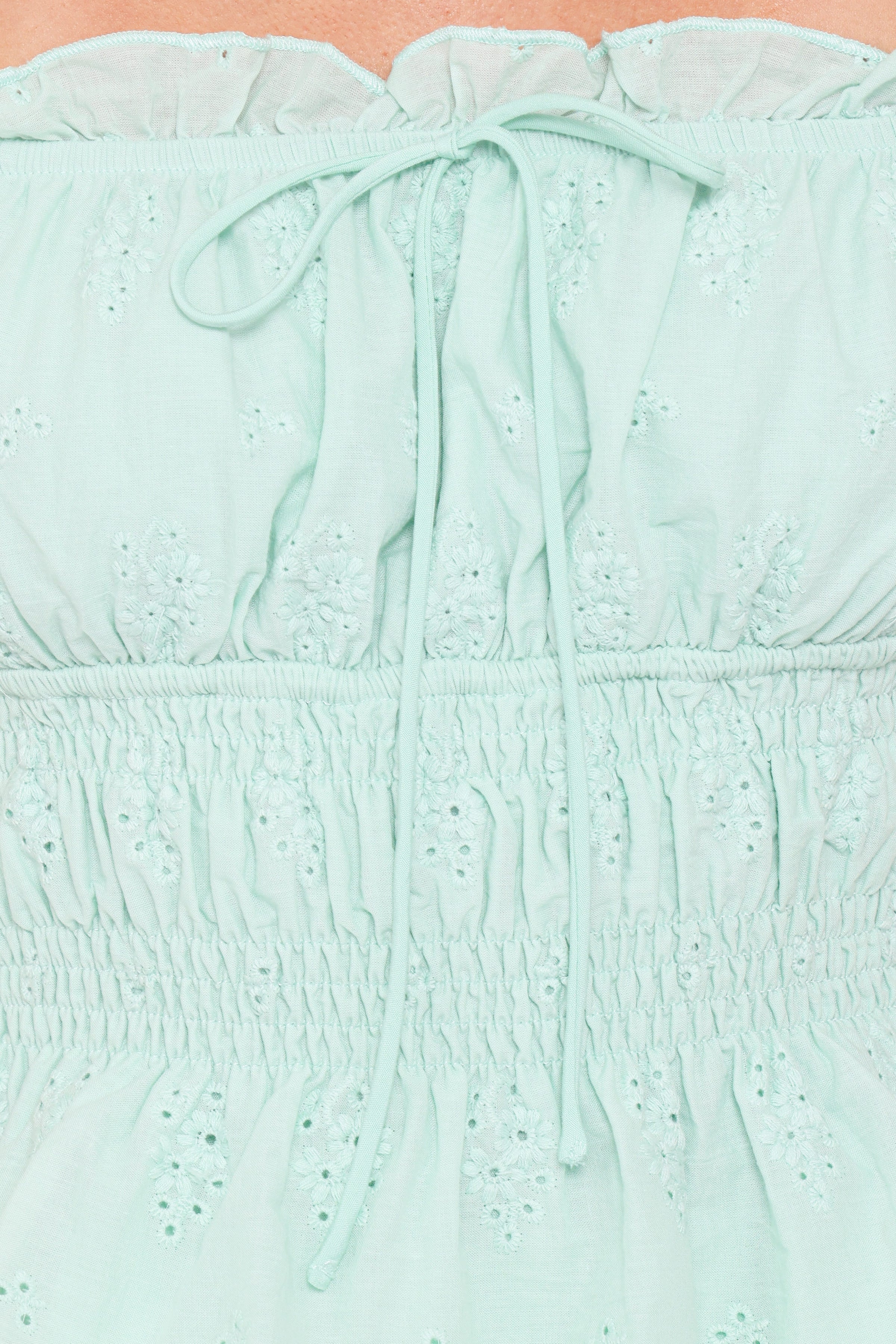 TOPS Melissa Peplum Top - Sage