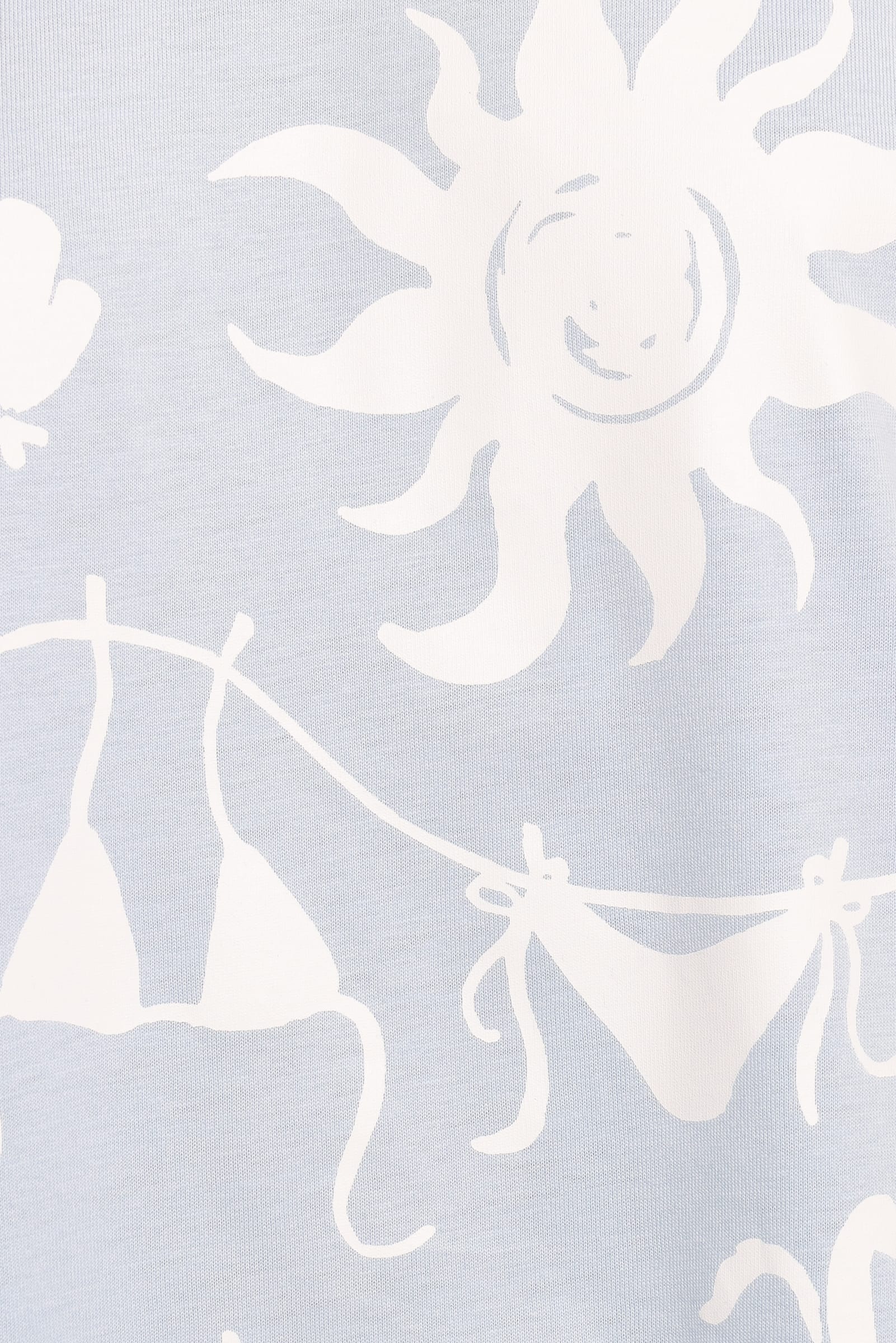 TOPS Mia Graphic Tee - Blue Soleil