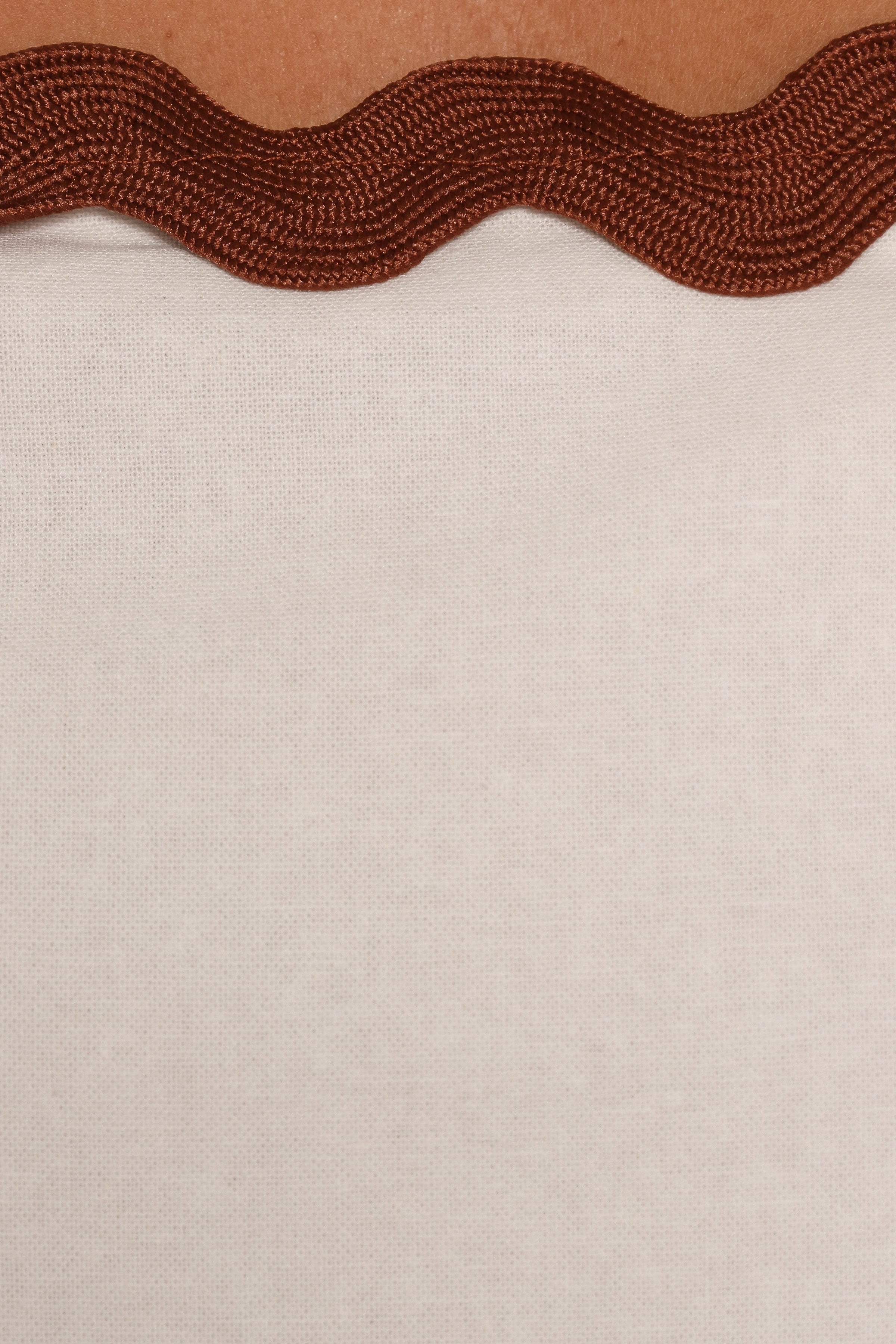 TOPS Mollymook Top - White Tan