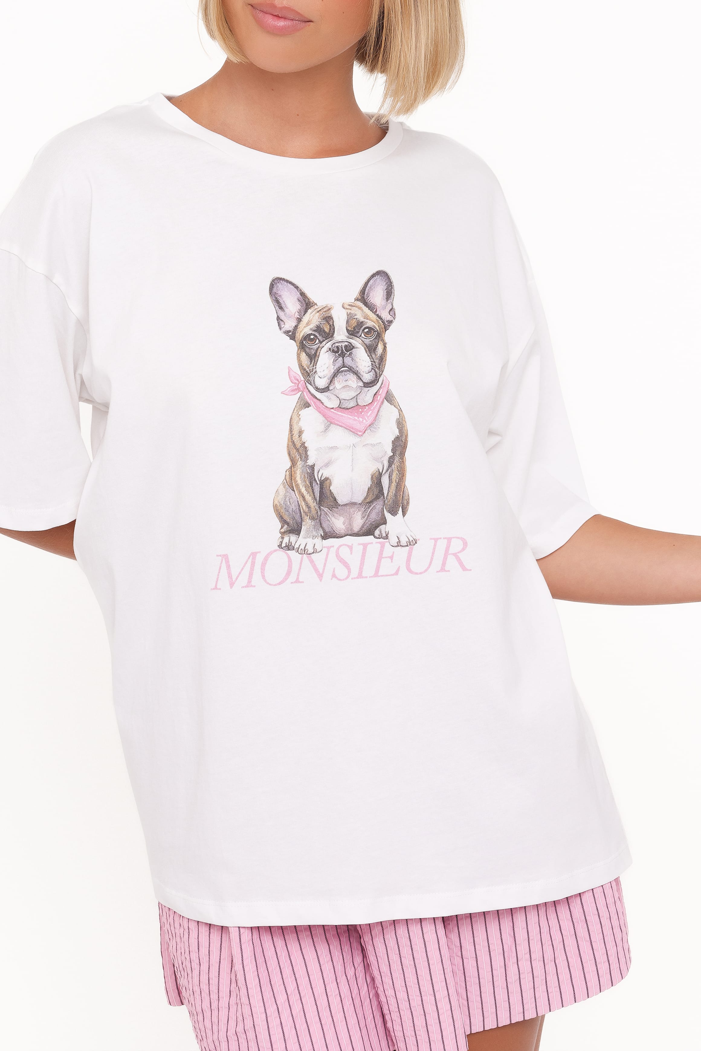 TOPS Monsier Tee - White