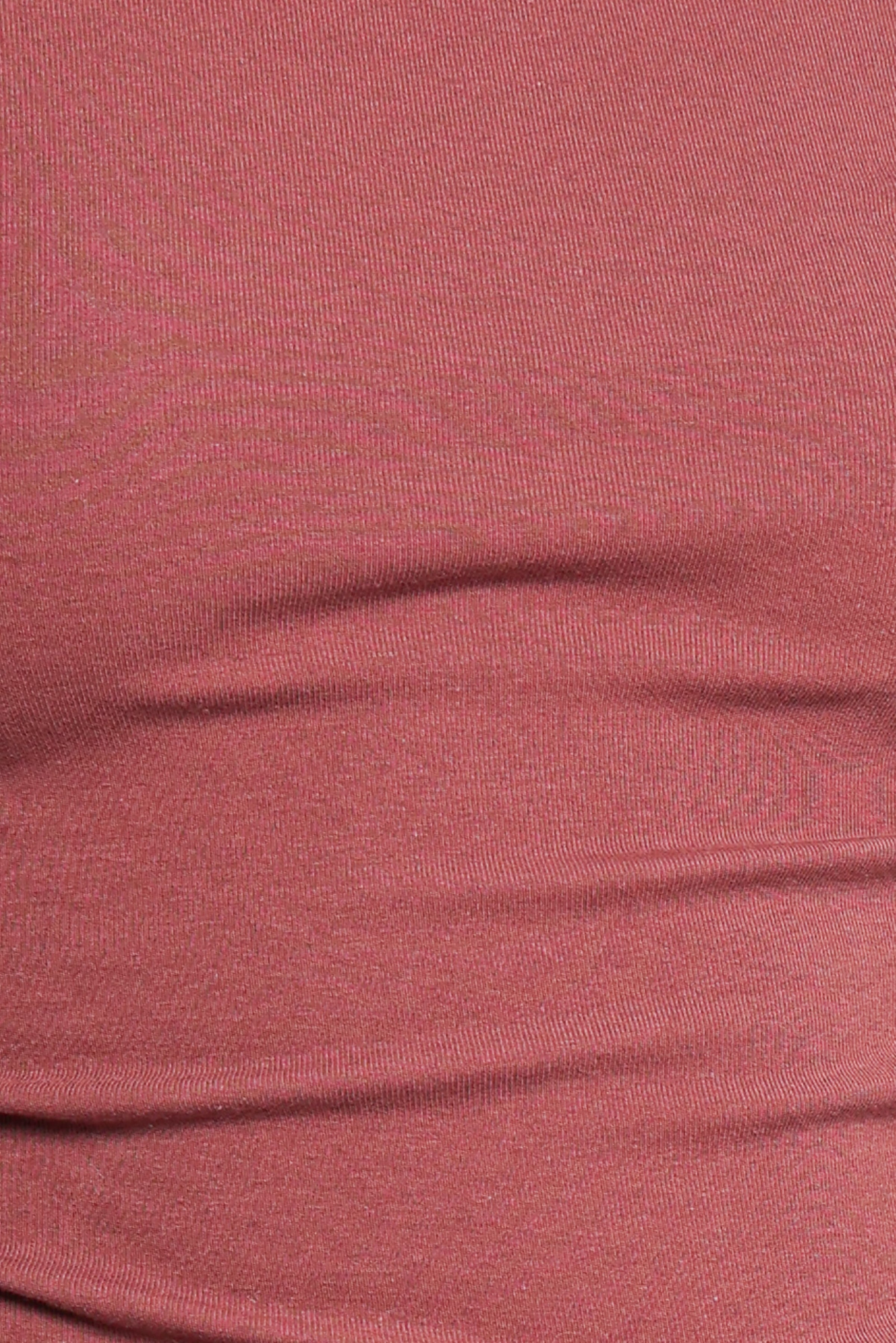 TOPS Nissa Long Sleeve Top - Chocolate Cherry