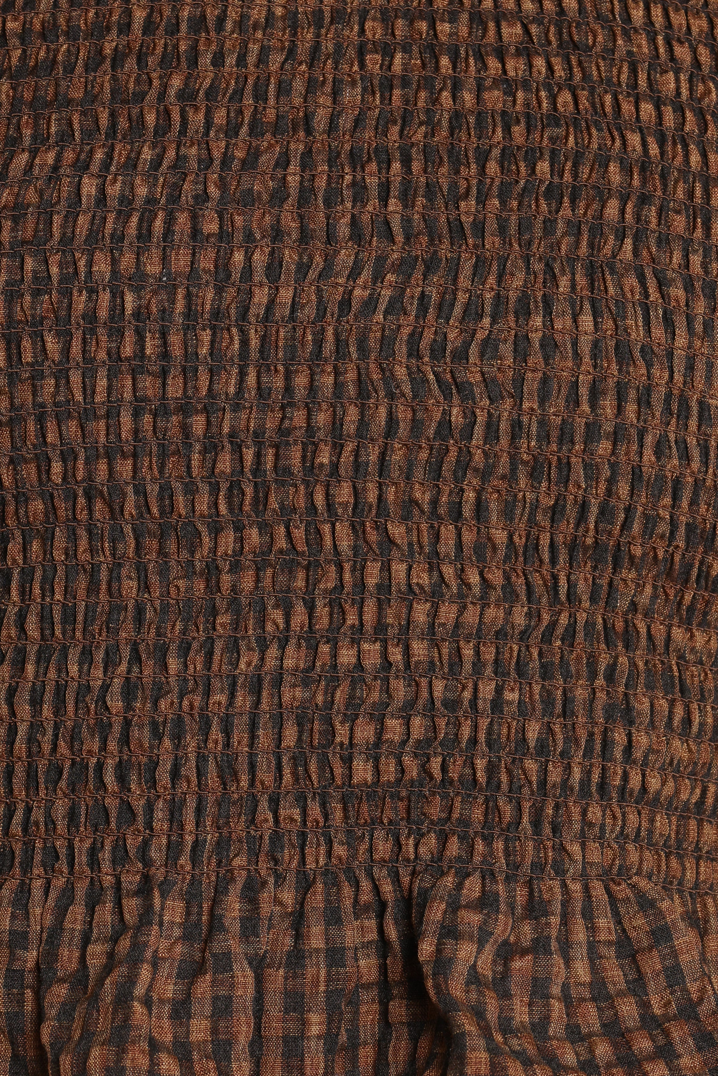 TOPS Nora Long Sleeve Top - Check