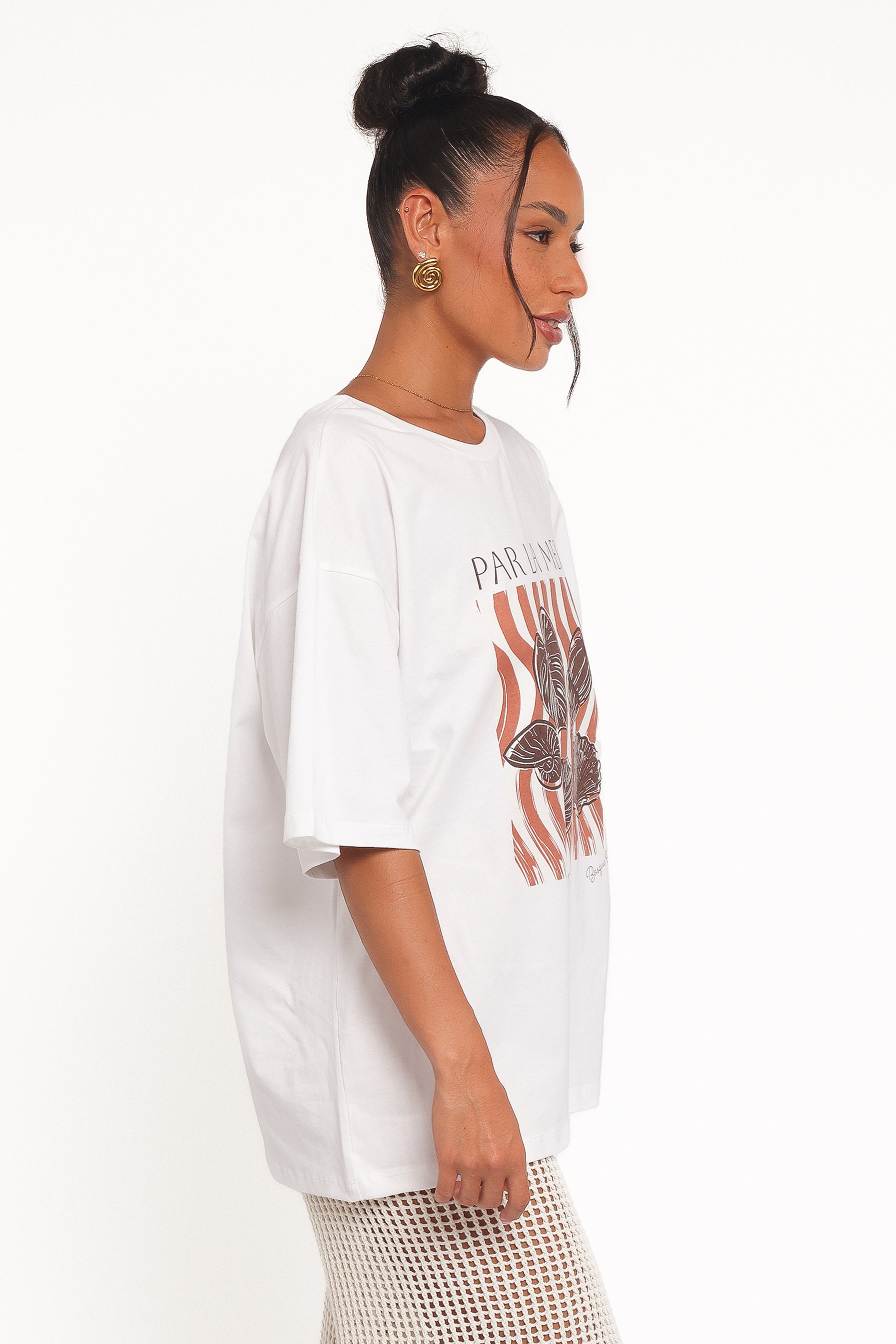 TOPS Par La Mer Tee - White