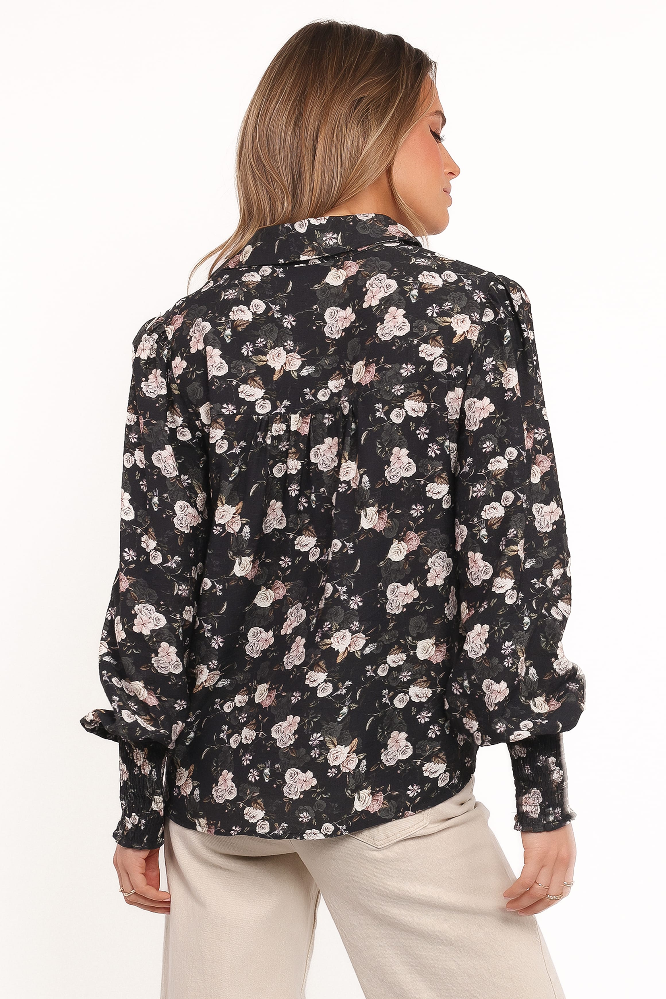 TOPS Parsons Blouse - Dark Floral