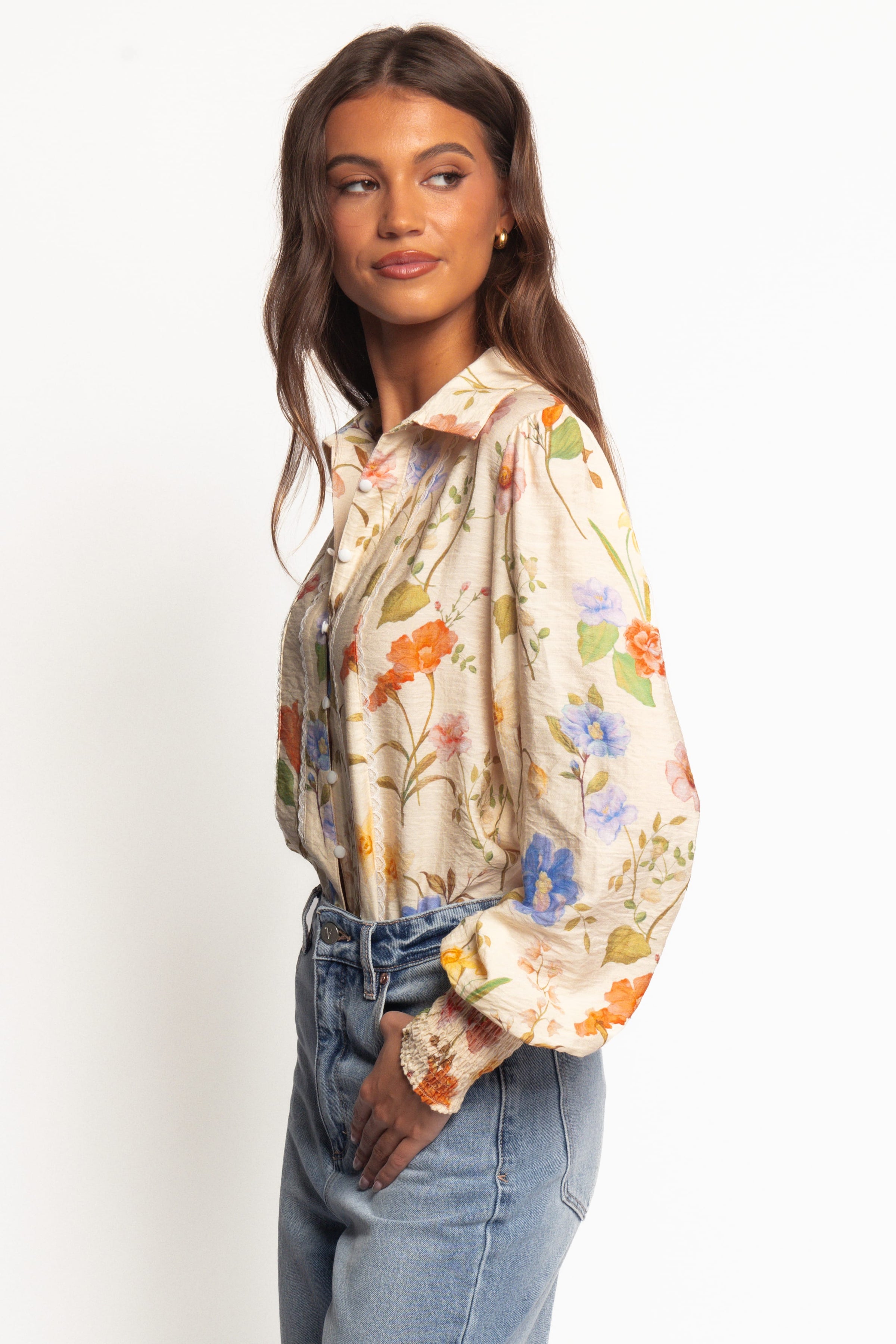 TOPS Parsons Blouse - Floral