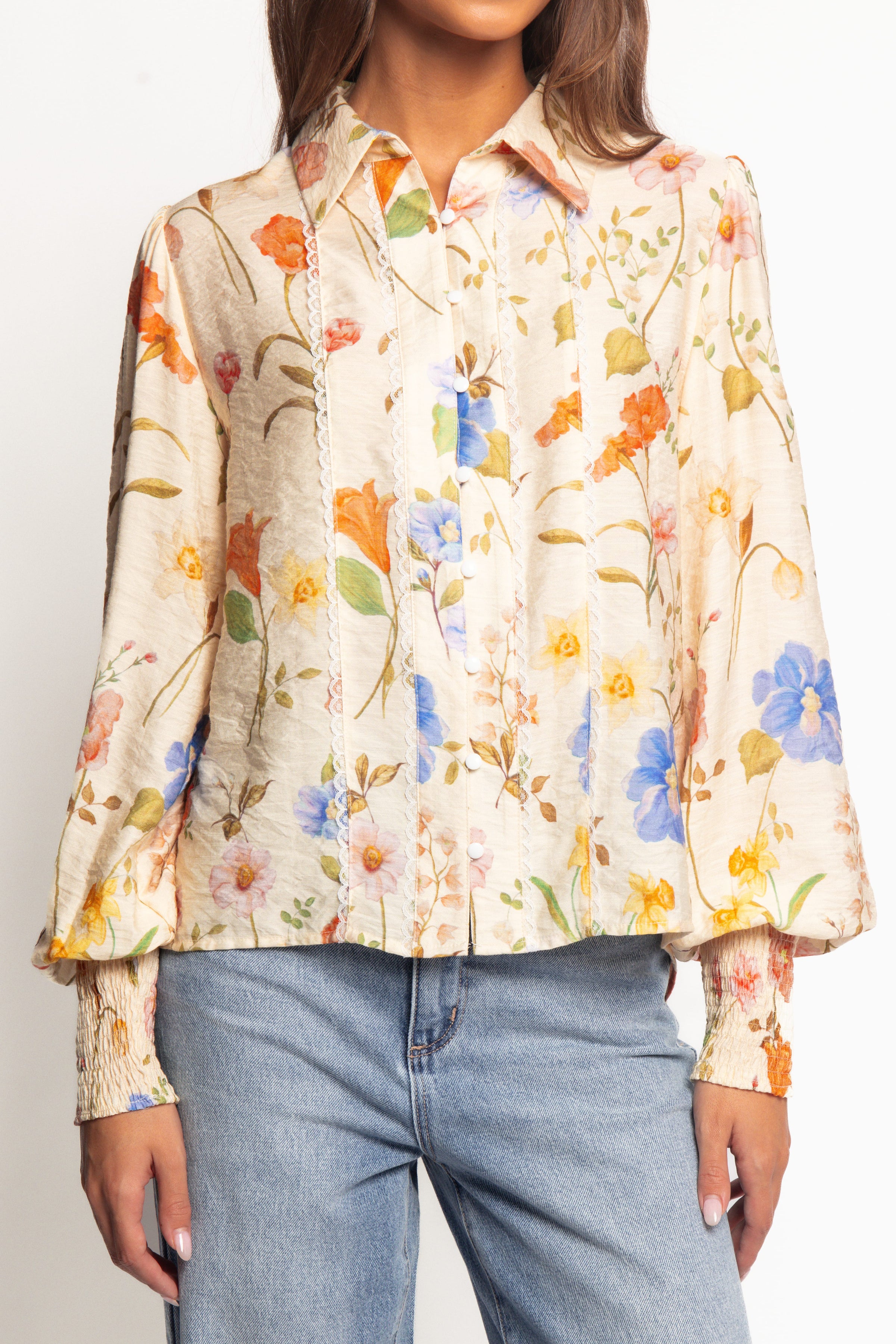 TOPS Parsons Blouse - Floral