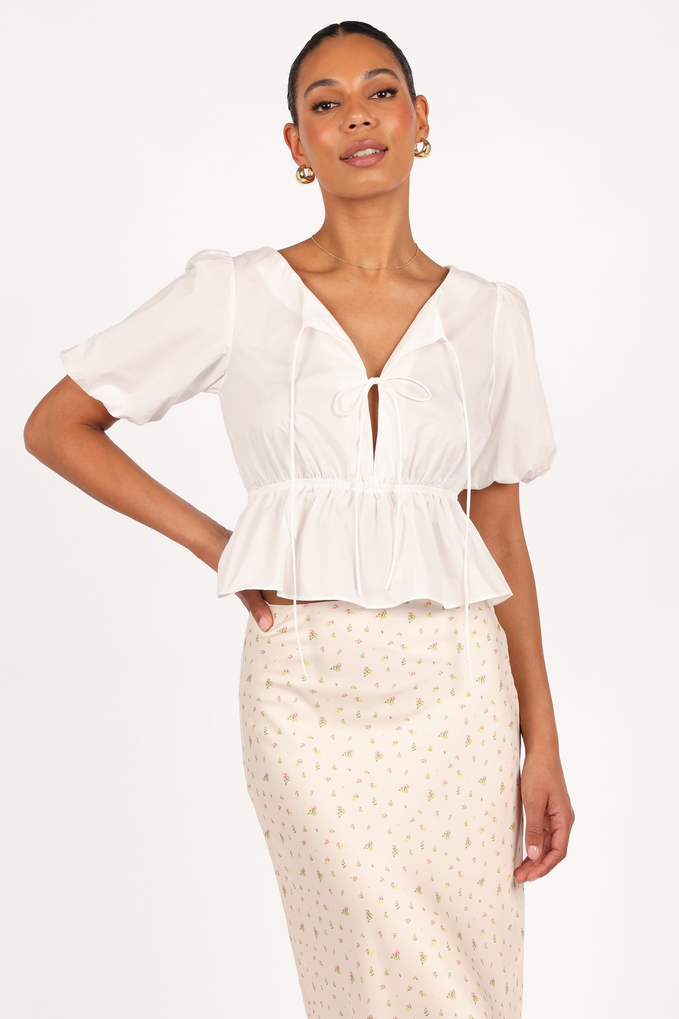 TOPS Pippi Top - Cloud White