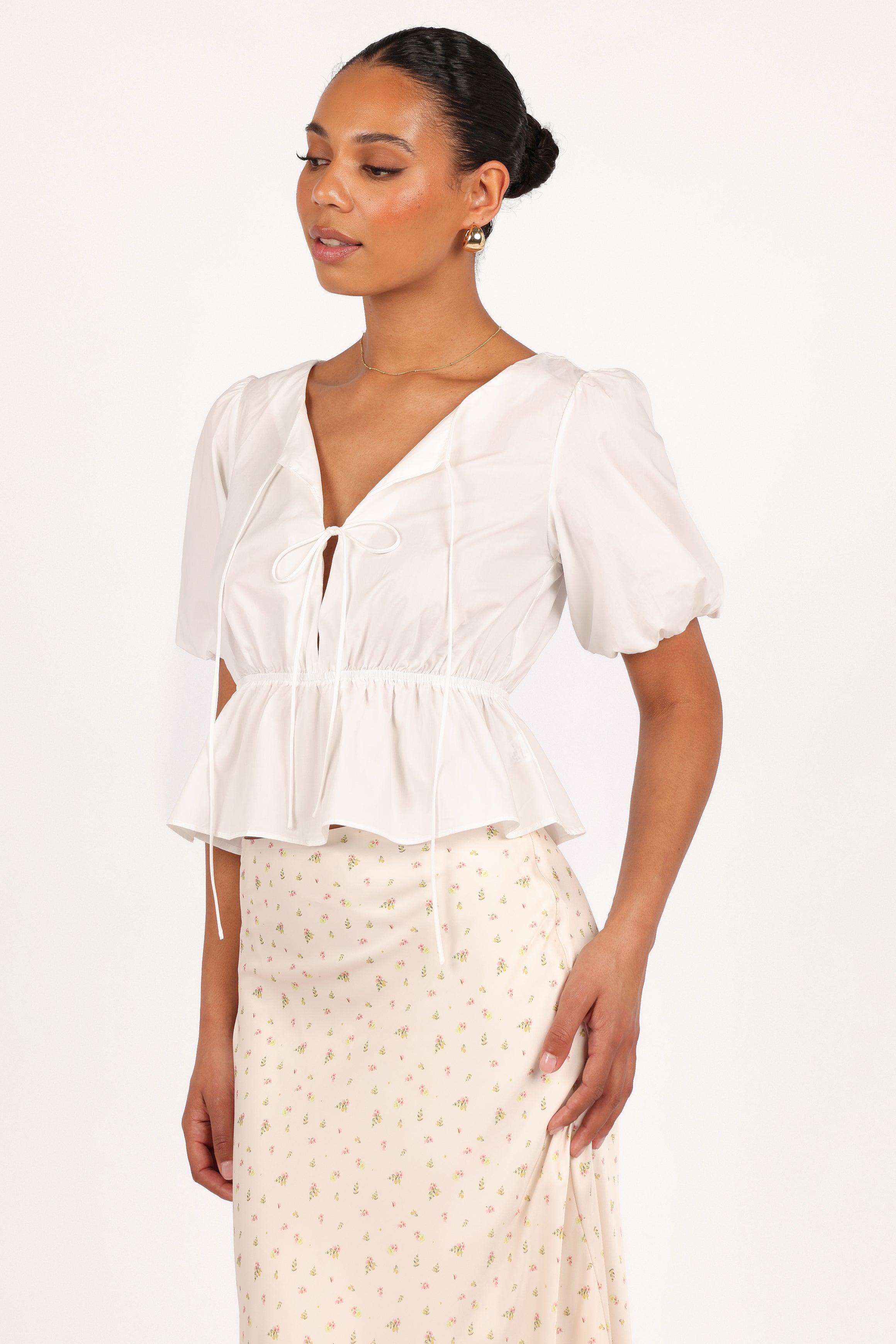 TOPS Pippi Top - Cloud White