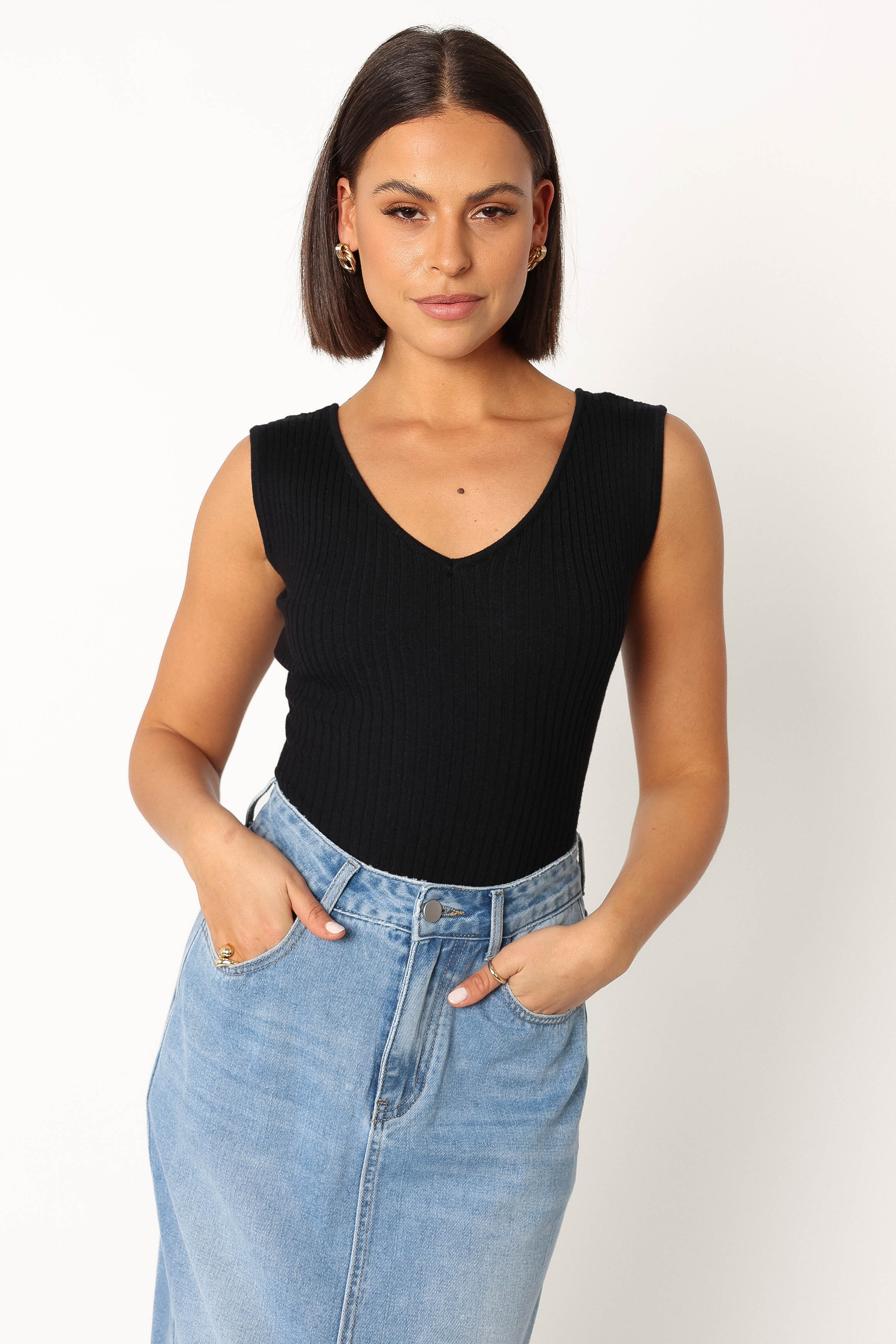 TOPS @Remi Bodysuit - Black