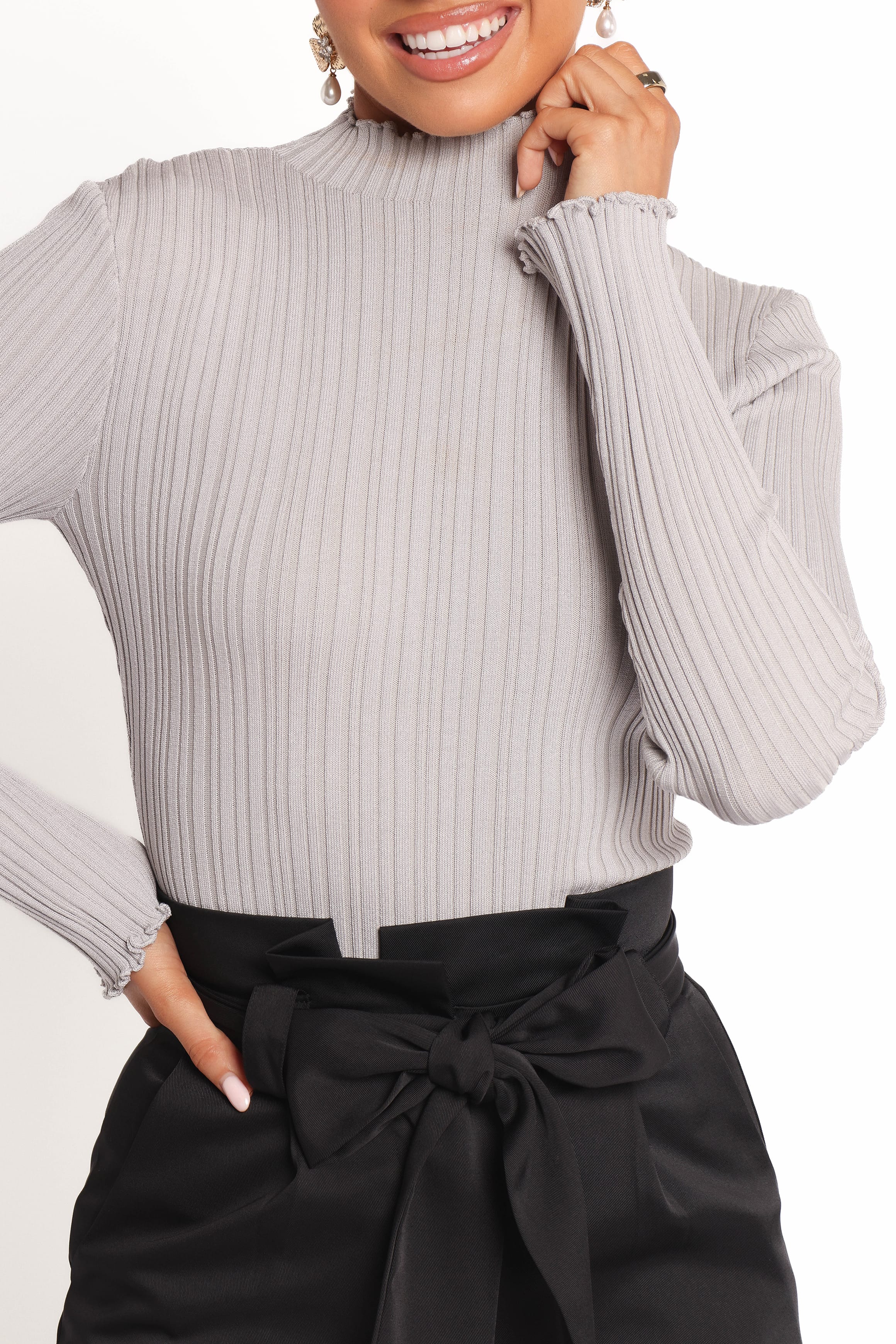 TOPS Ridley Top - Grey