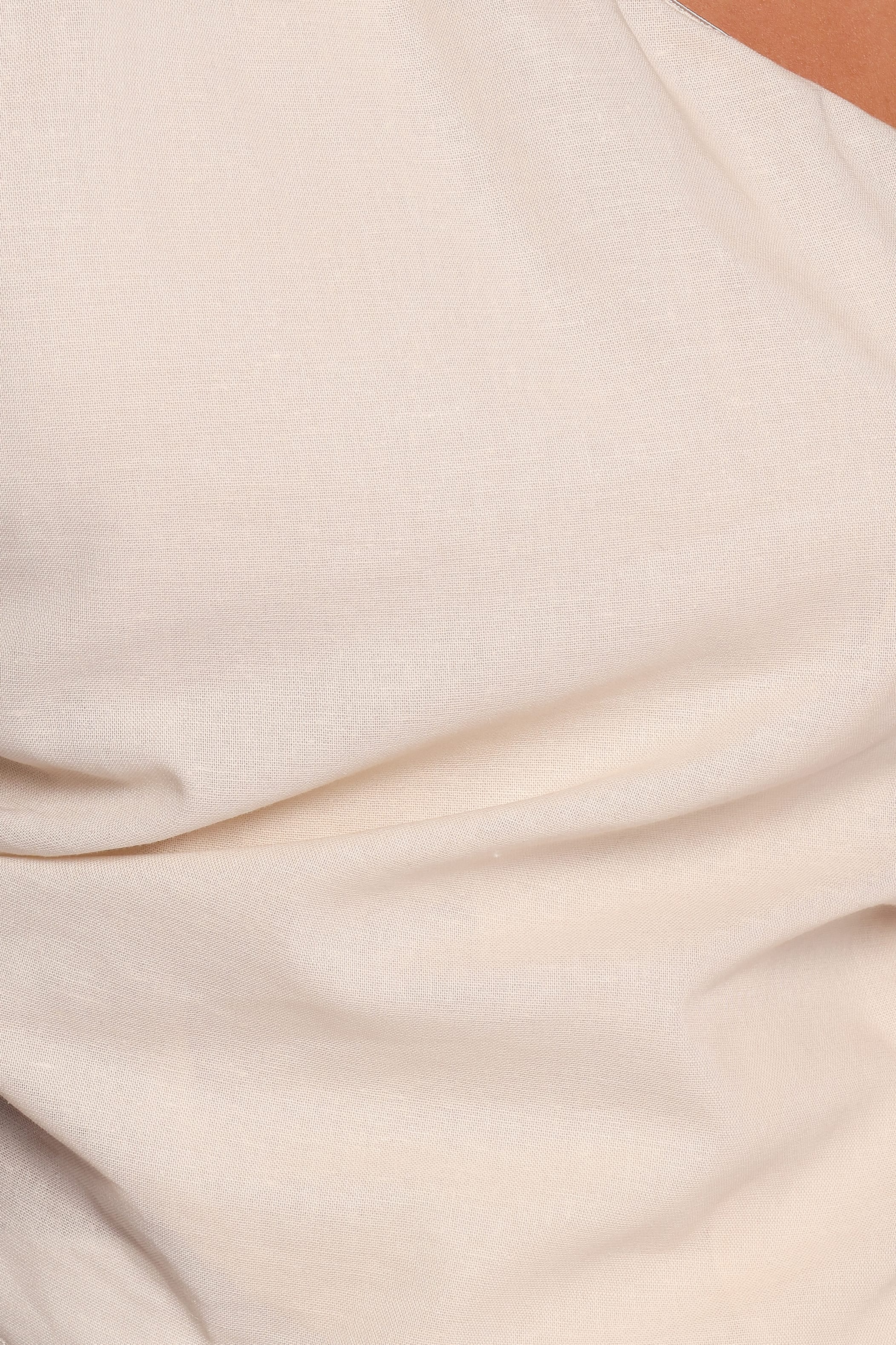 TOPS Rima One Shoulder Top - Oatmeal