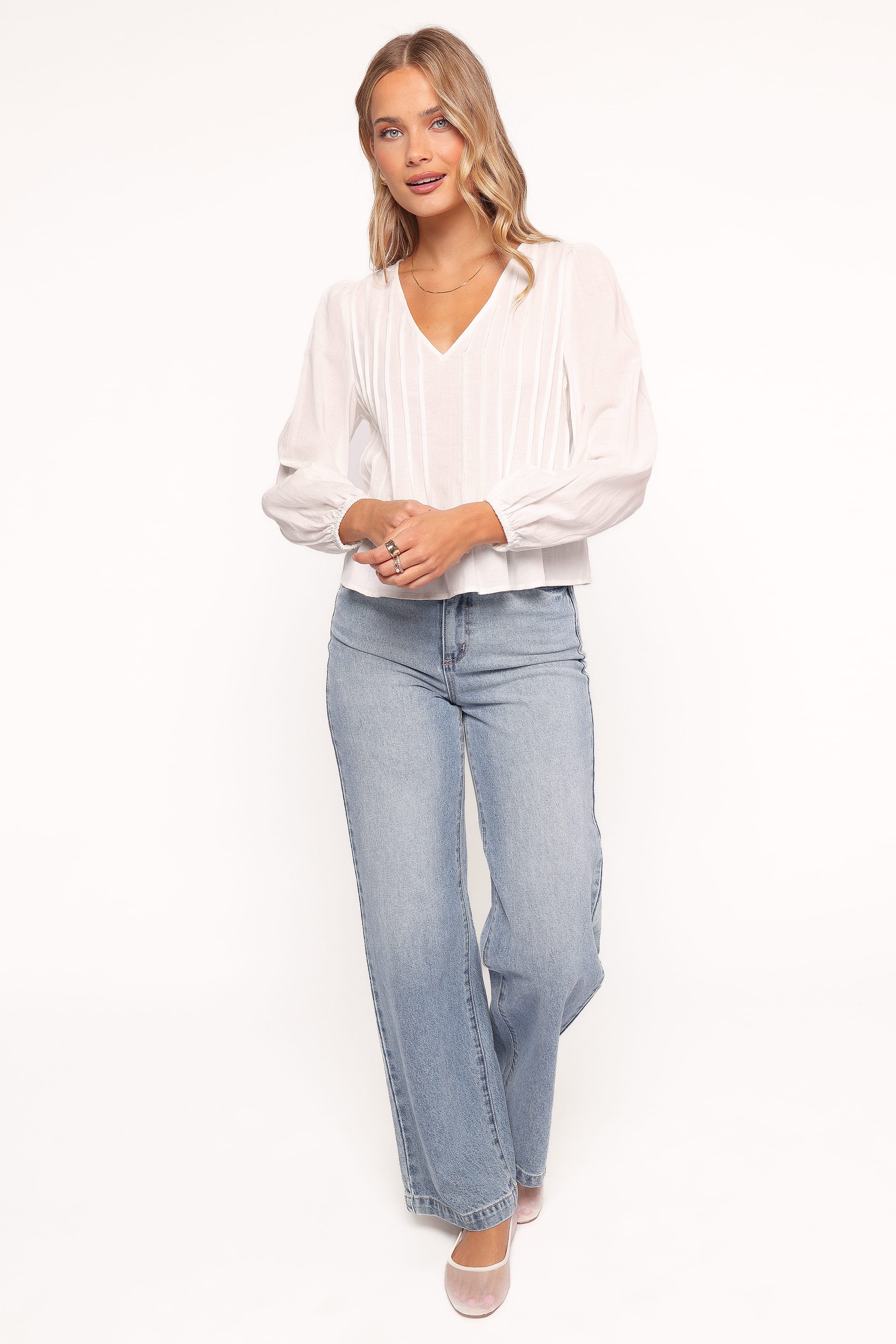 TOPS Rinna Top - White