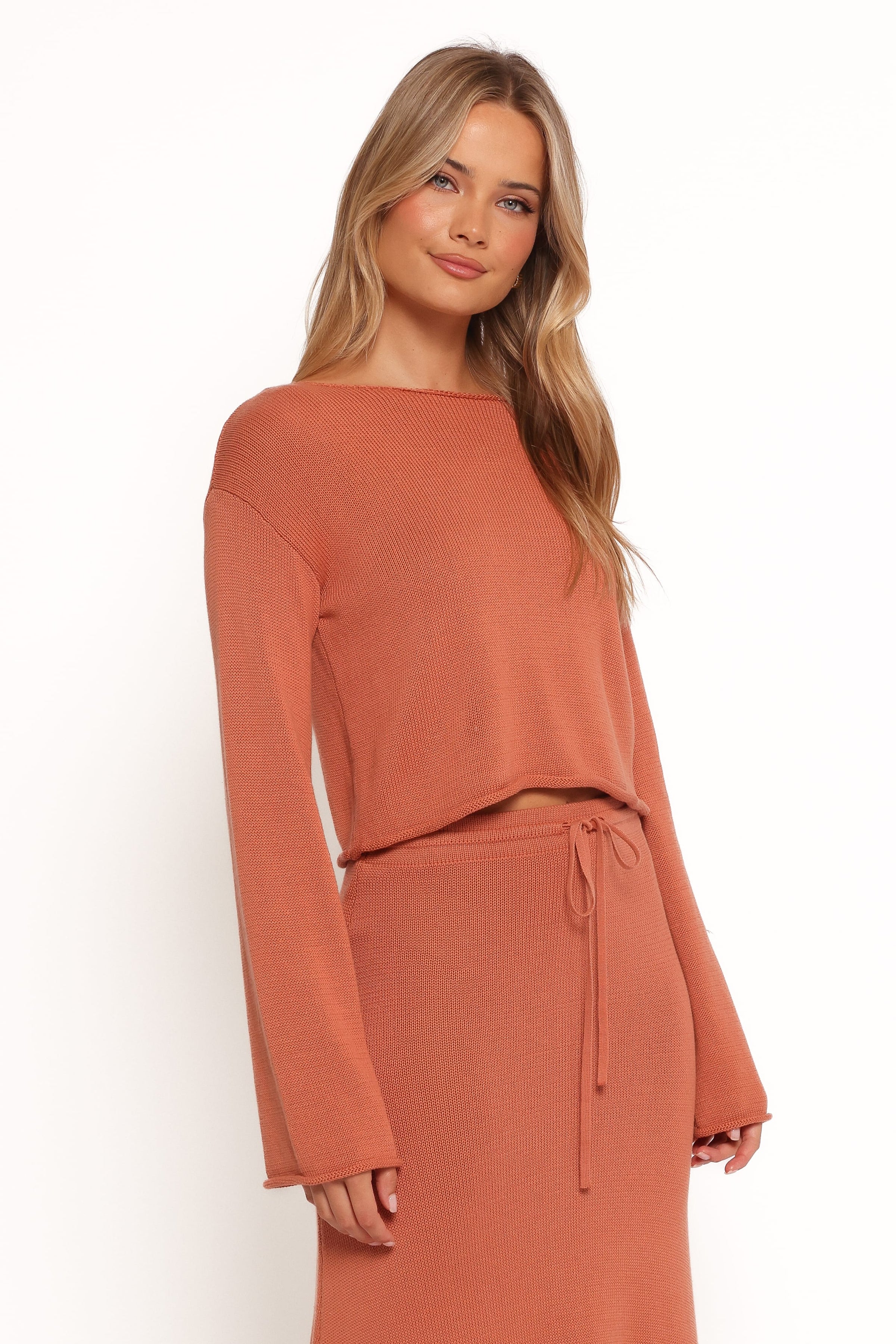 TOPS Rooney Knit Sweater - Cinnamon