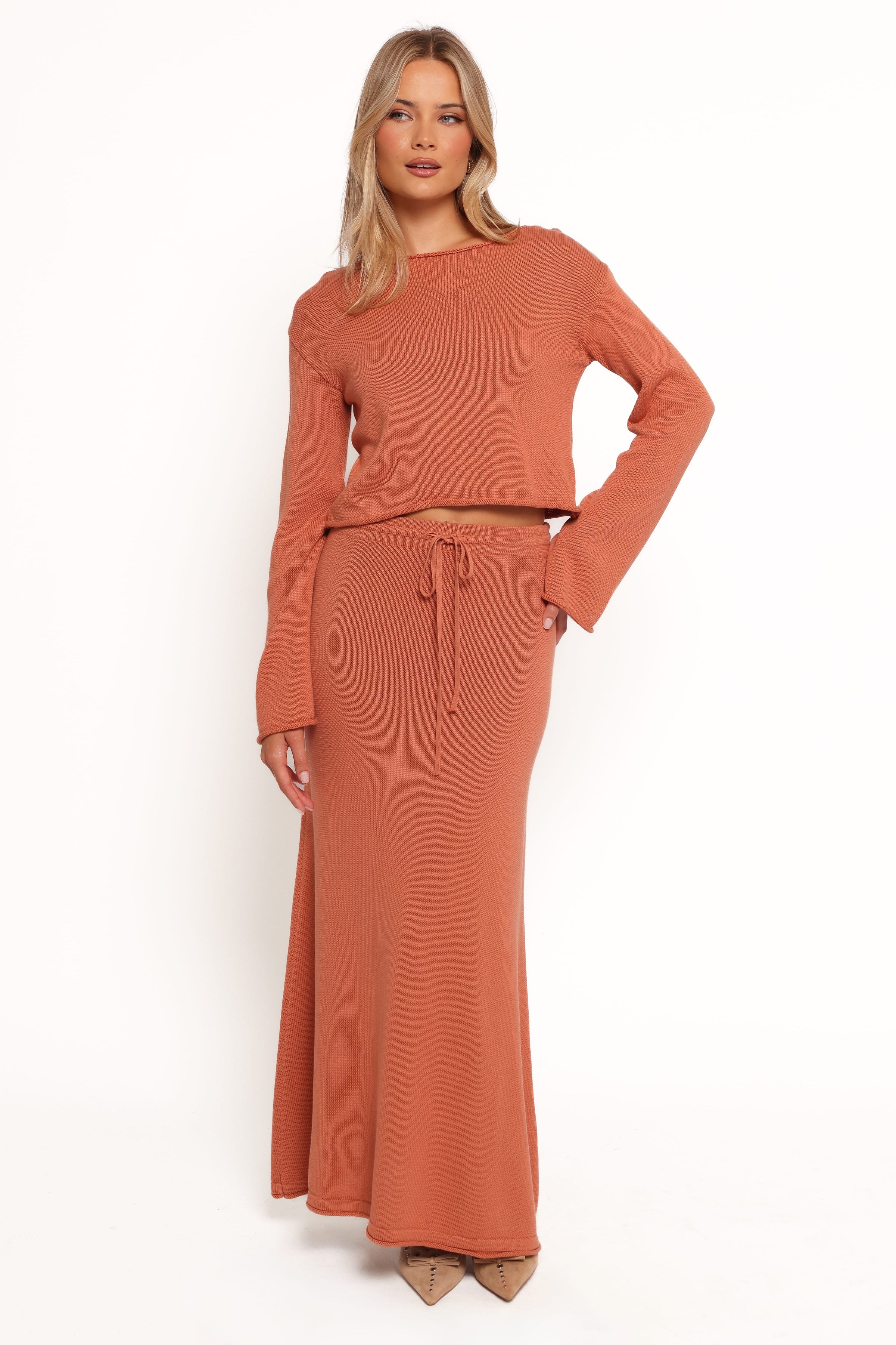 TOPS Rooney Knit Sweater - Cinnamon