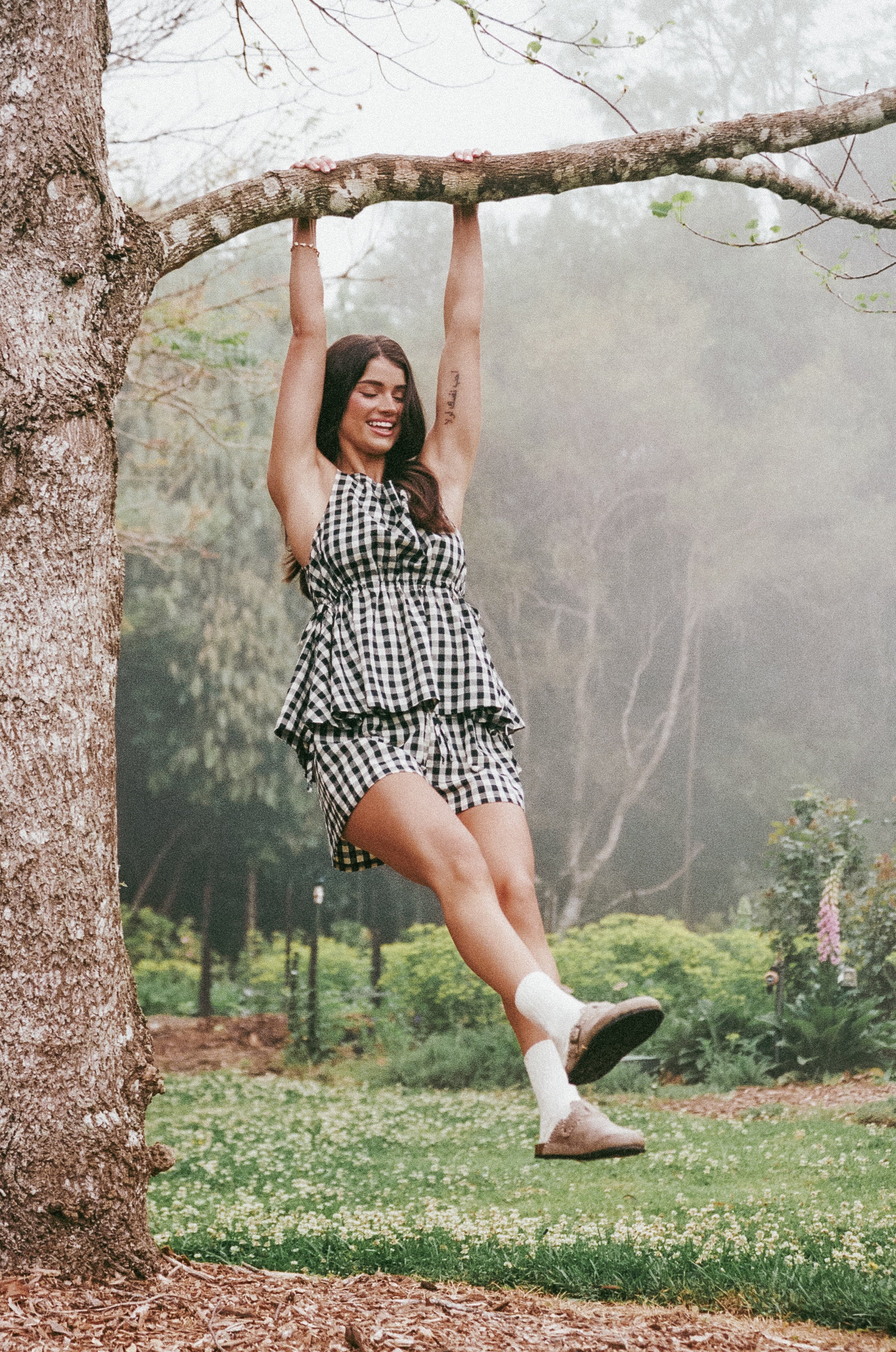 TOPS Rory Top - Black Gingham