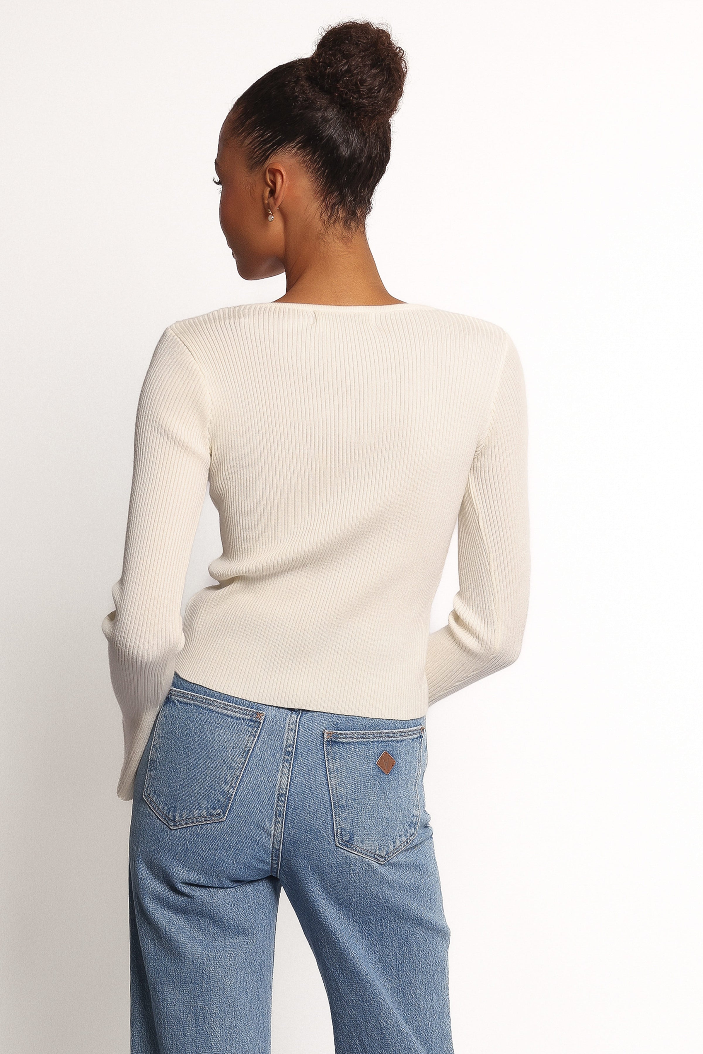 TOPS Rosienna Knit Top - Cream