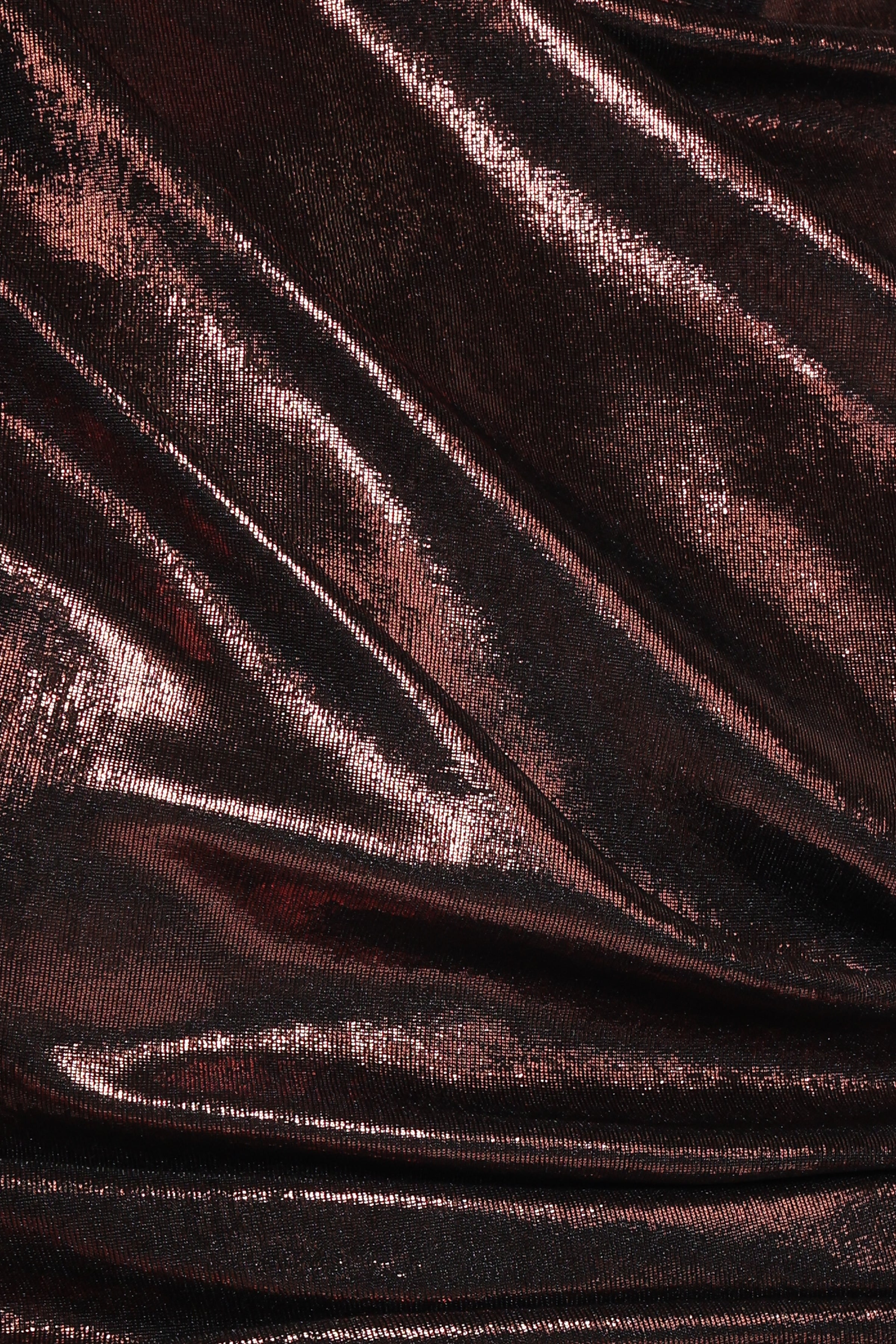 TOPS Rowyn Drapey Metallic Top - Bronze