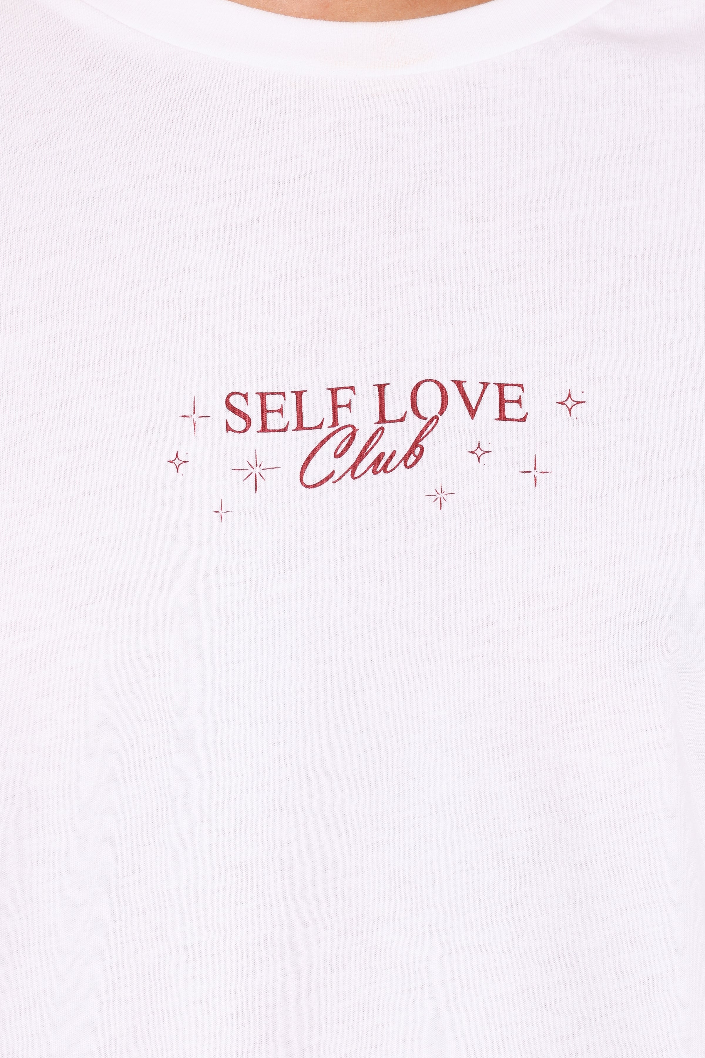 TOPS Runa Self Love Graphic Tee - White