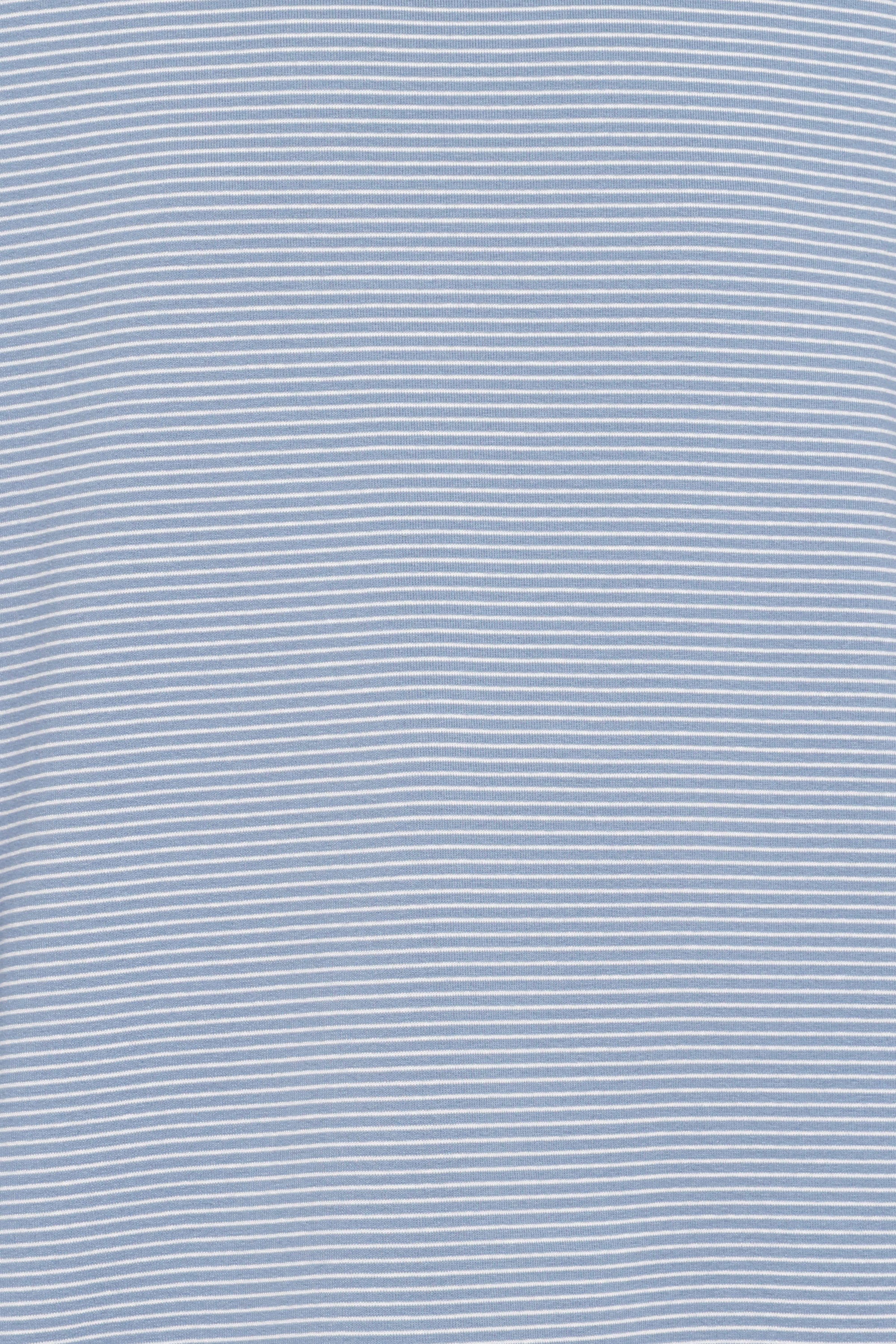 TOPS Ruva Long Sleeve Tee - Blue White Stripe