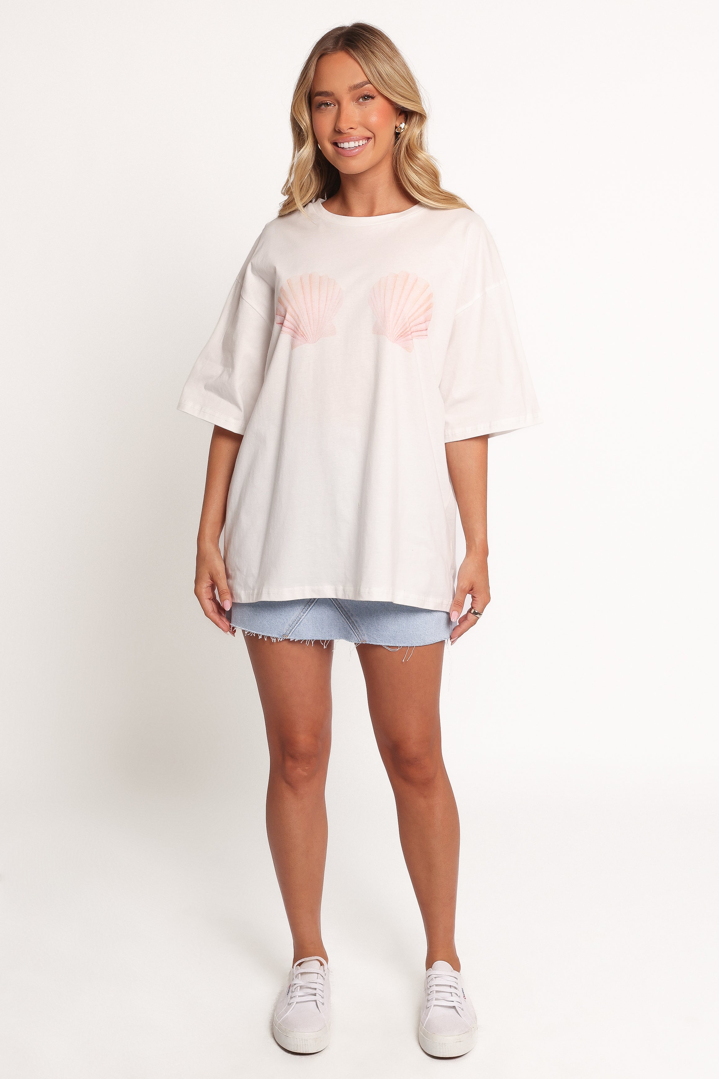 TOPS Sammie Graphic Tee - White