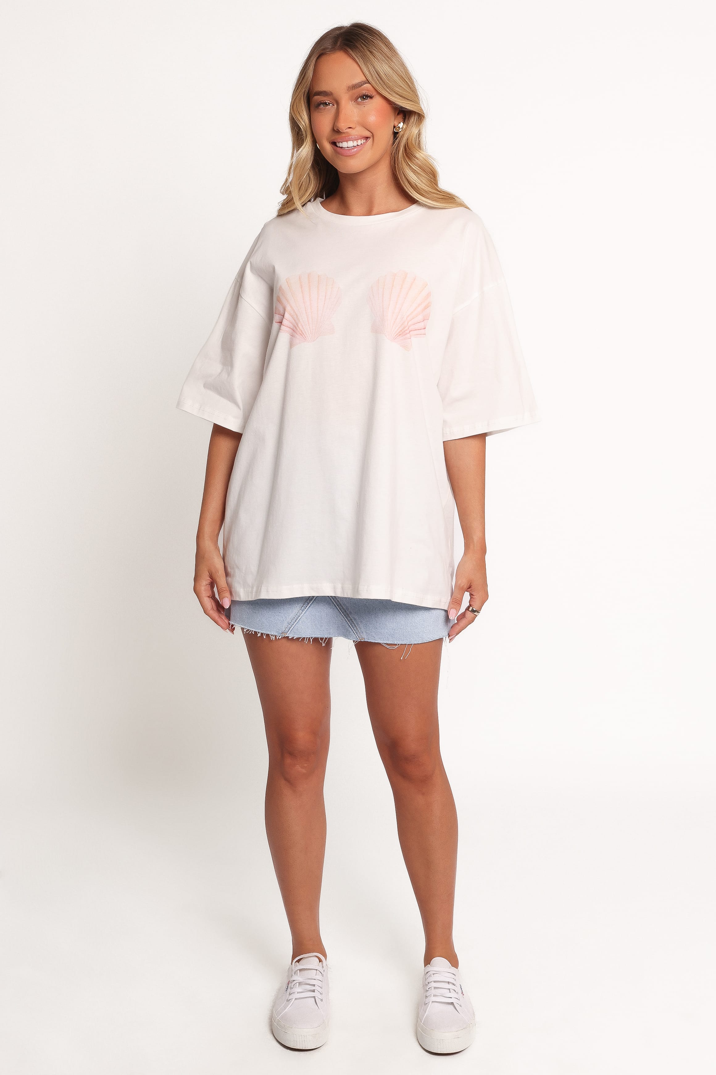 TOPS Sammie Graphic Tee - White