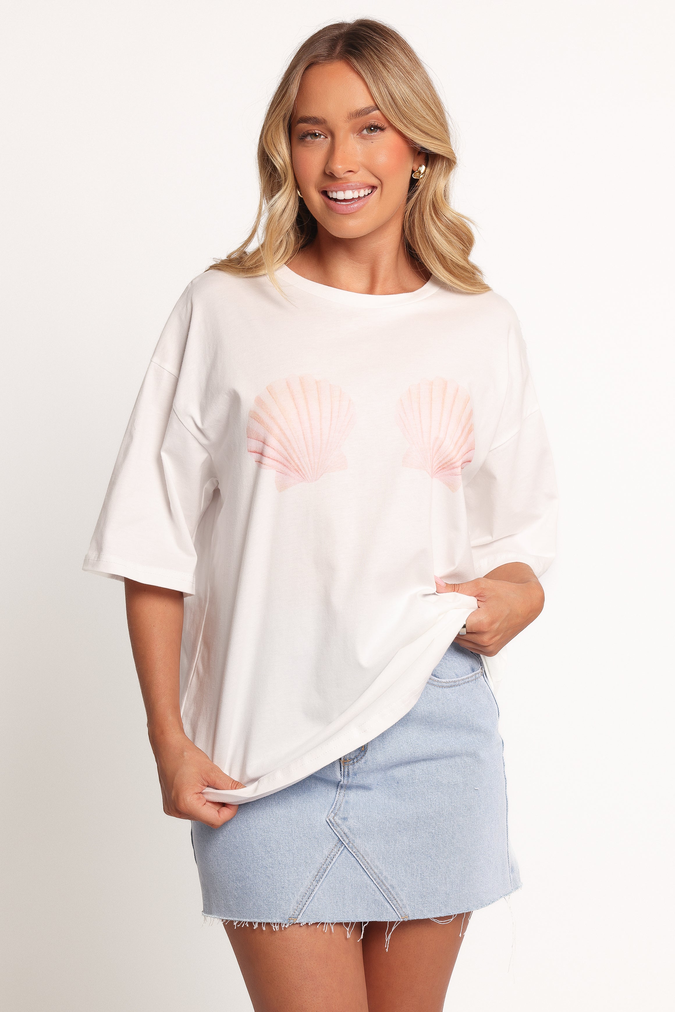 TOPS Sammie Graphic Tee - White