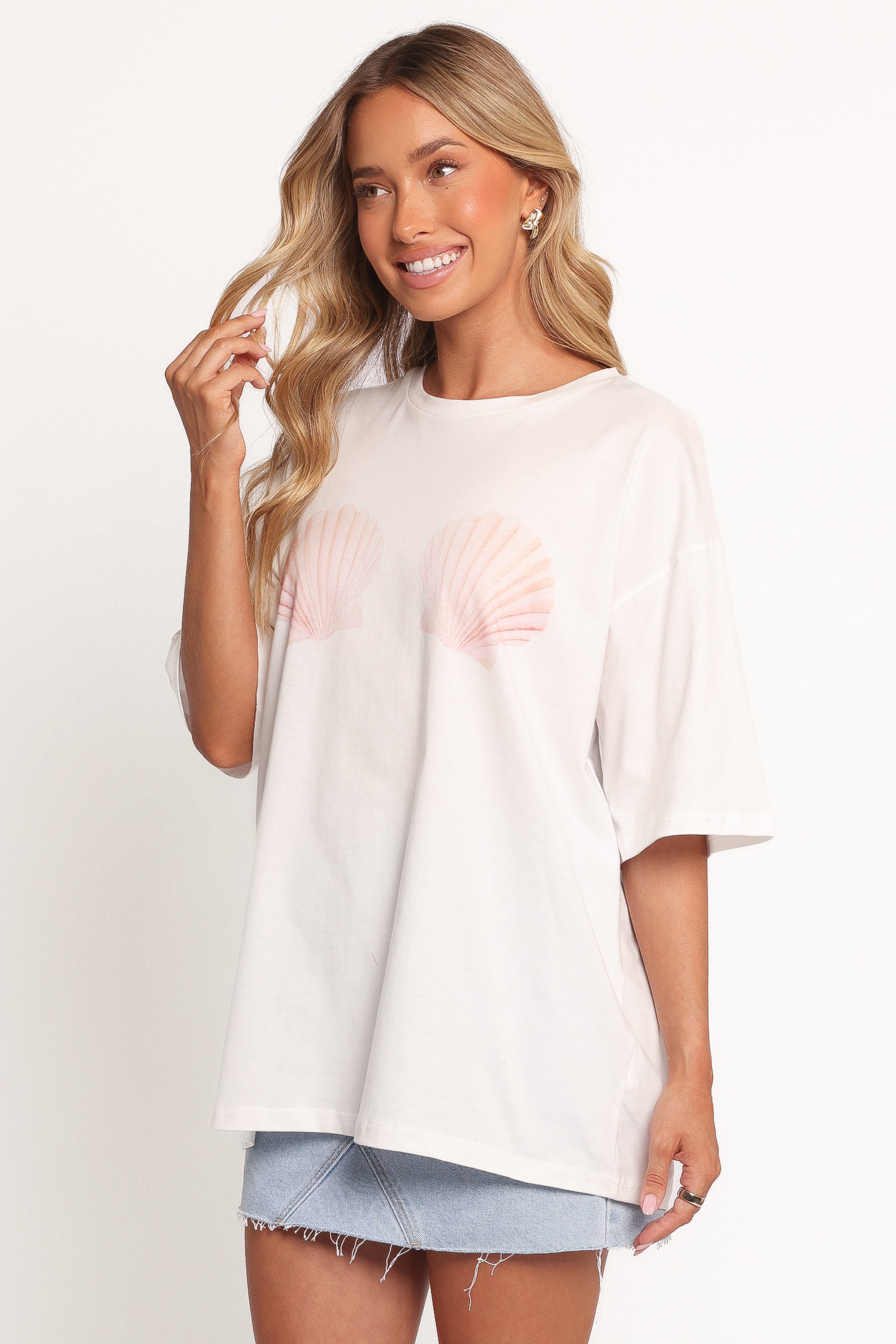 TOPS Sammie Graphic Tee - White
