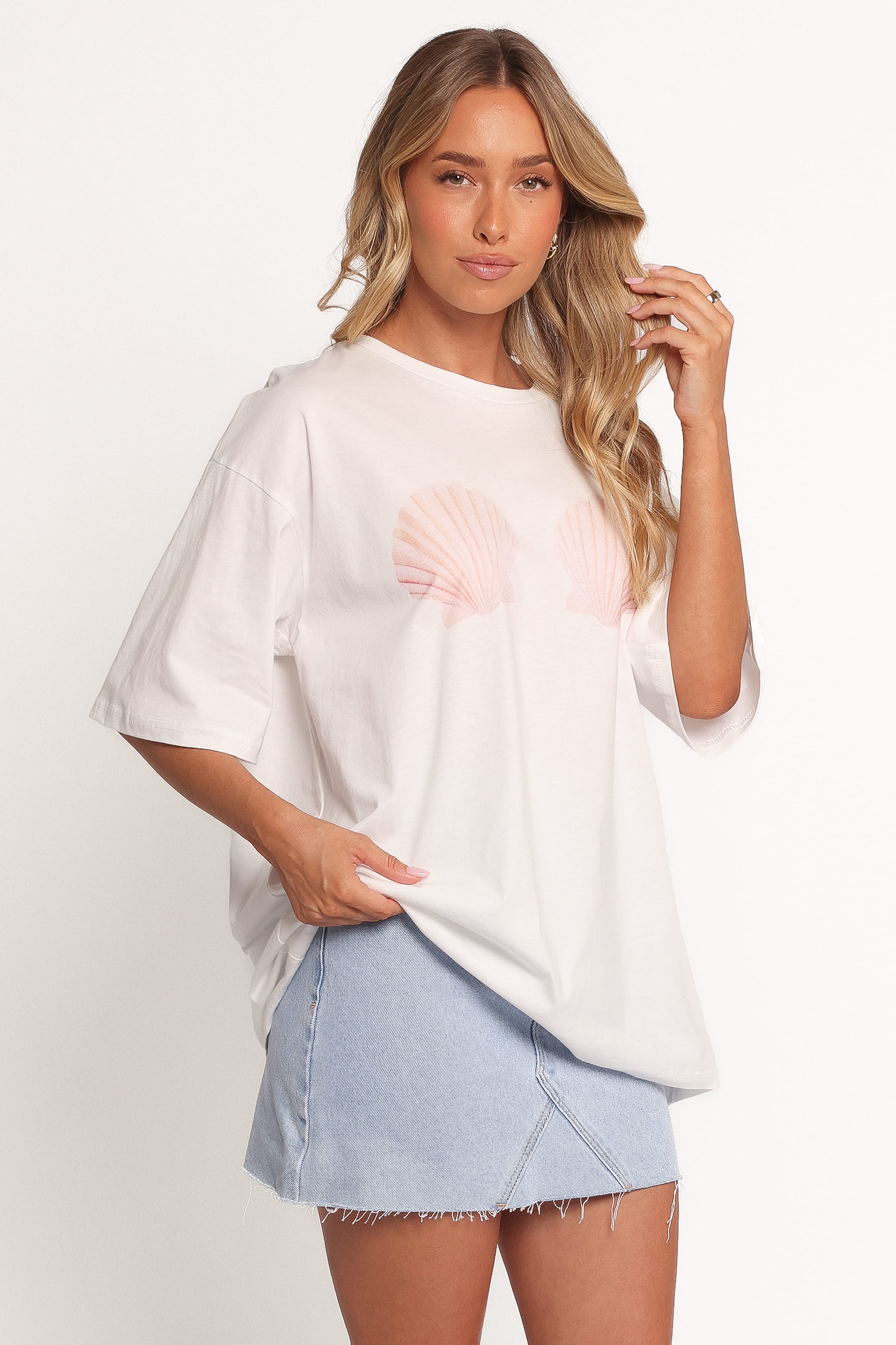 TOPS Sammie Graphic Tee - White