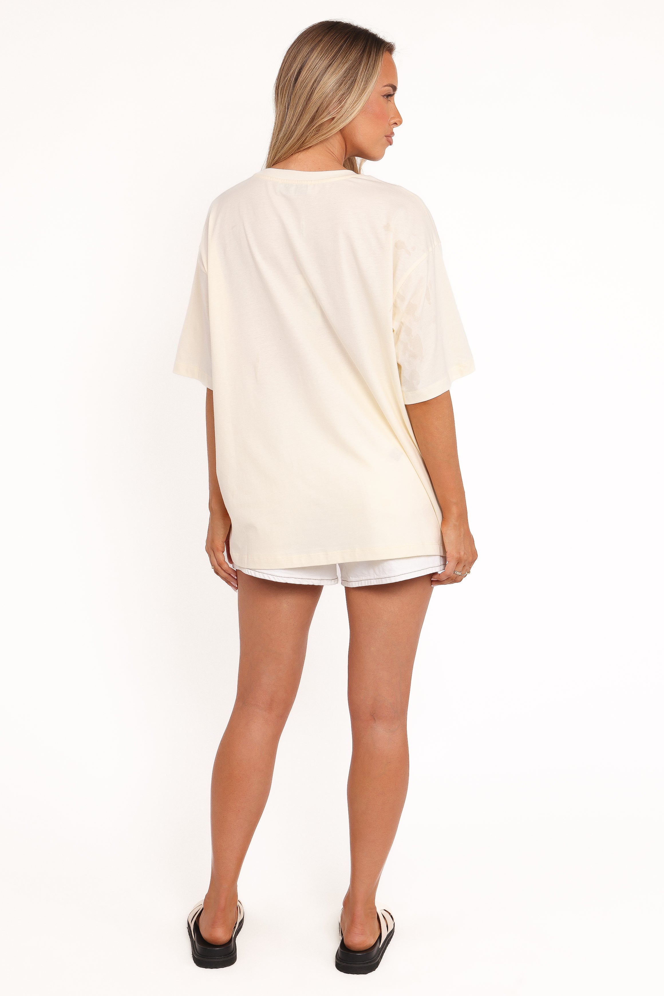 TOPS Sardines Tee - Pale Yellow